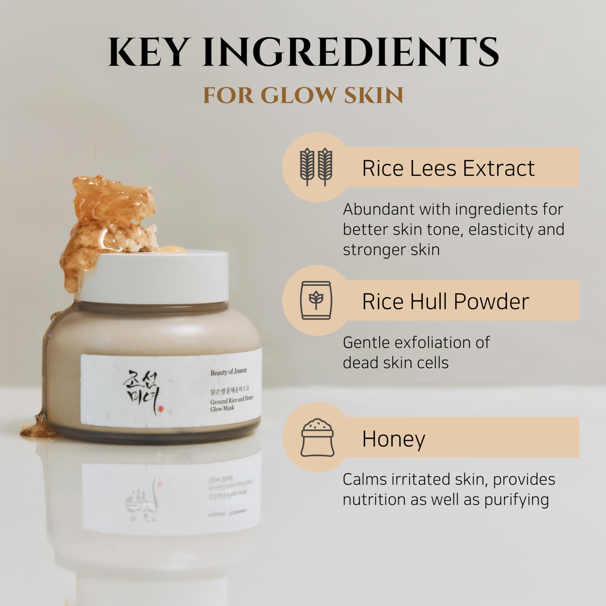 Ground Rice and Honey Glow Mask 150ml