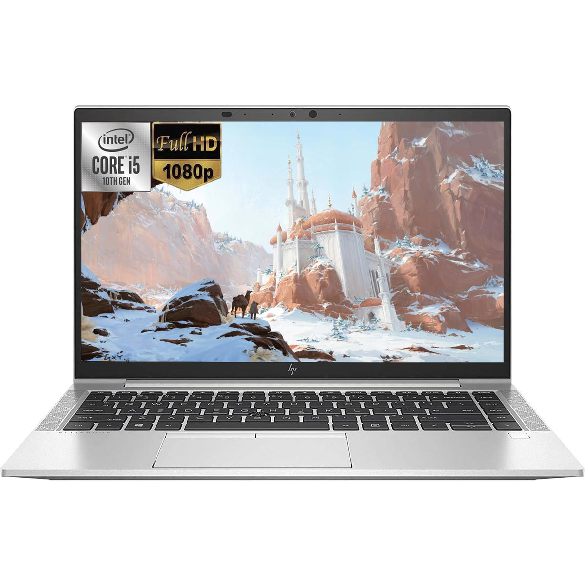 HP EliteBook 840 G7 14 Notebook - 1920 x 1080 - Quad Core i5-10310U - 16 GB RAM - 256 SSD - Windows 10 Pro 64 bits - Gráficos Intel UHD - Bluetooth - Teclado inglés (Renovado)