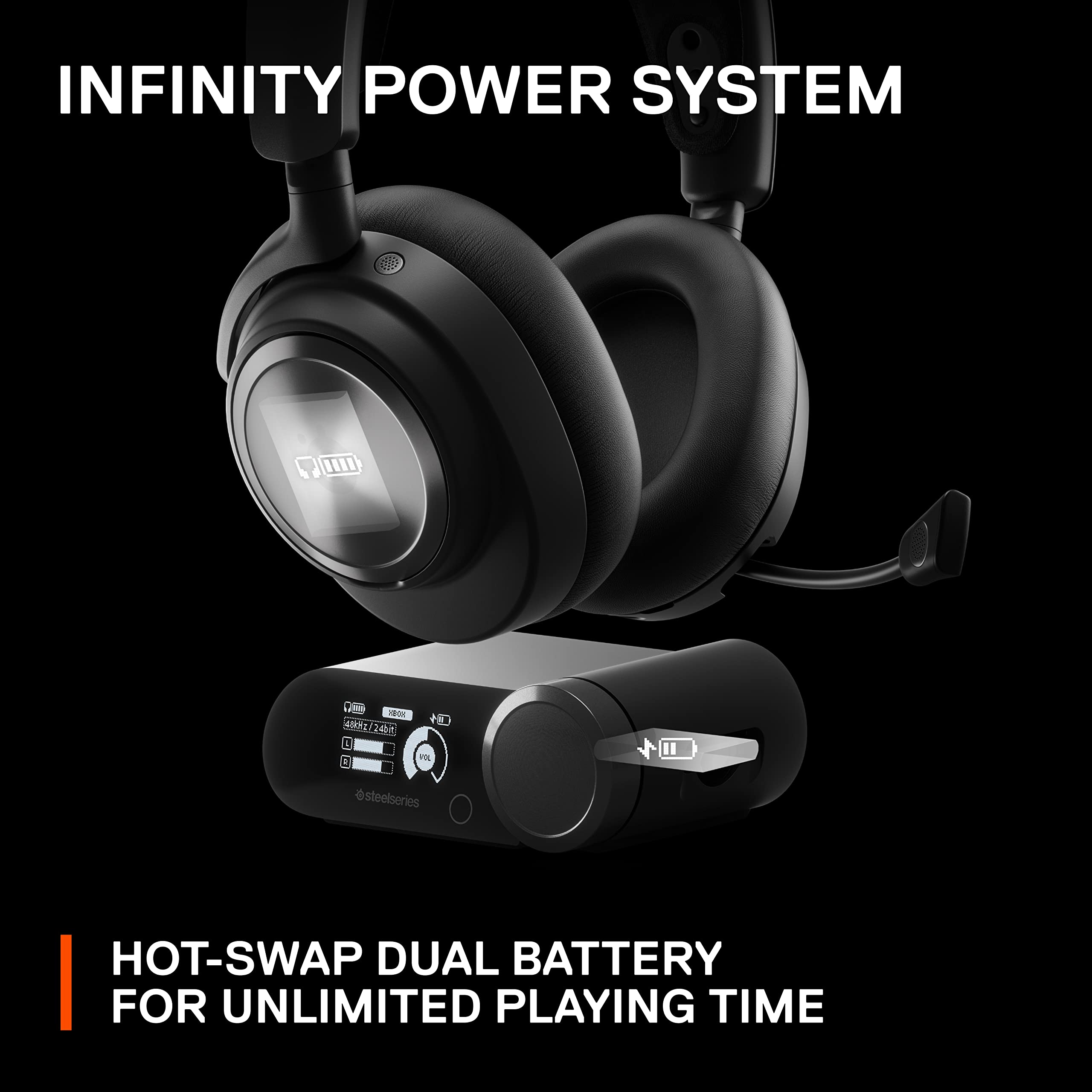 SteelSeries Arctis Nova Pro Wireless X - Auriculares inalámbricos para Juegos para Xbox - Sonido Arctis Signature