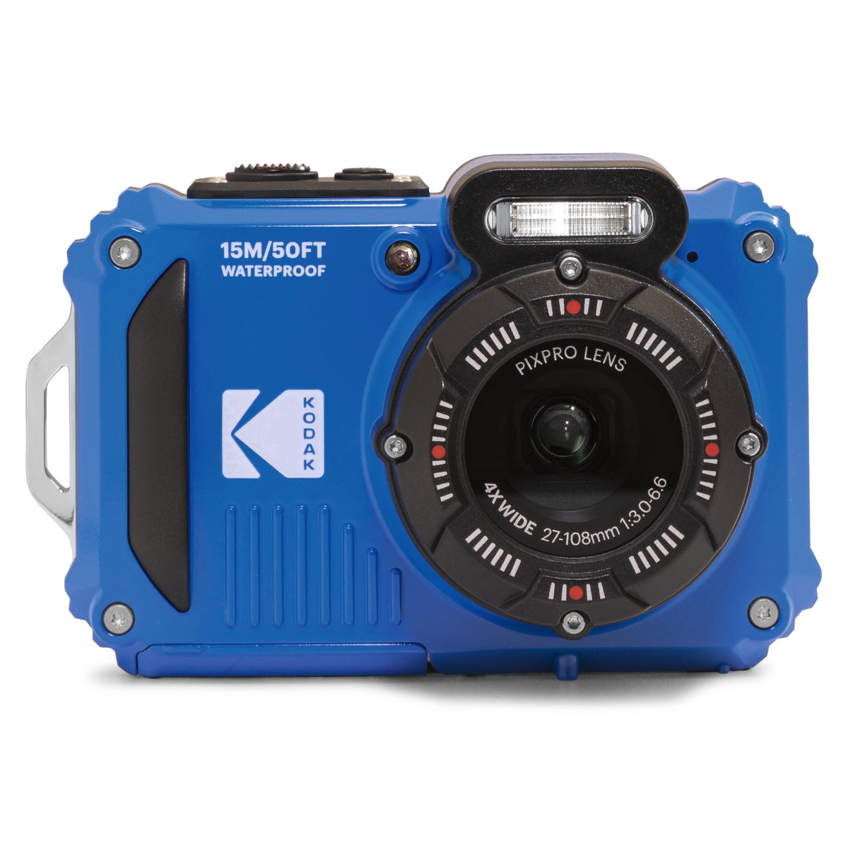 KODAK PIXPRO WPZ2 - Cámara Digital WiFi Resistente al Agua, a Prueba de Polvo, 16 MP, Zoom óptico 4X, 1080P, Full HD, cámara de Video vlogging LCD de 2.7 Pulgadas (Azul)