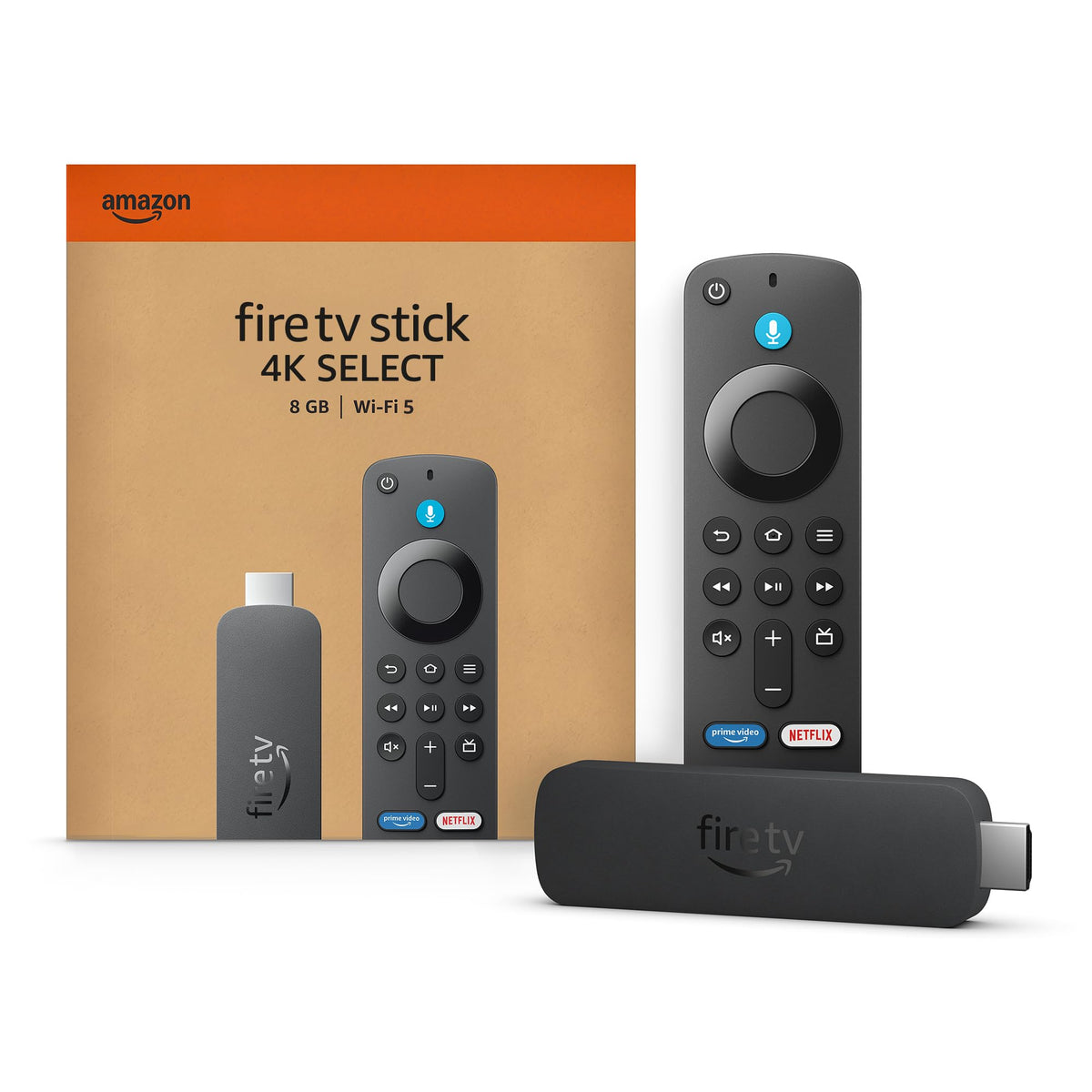 Amazon Fire TV Stick 4K Select (modelo más reciente): streaming en 4K, más de 600,000 películas y episodios de series, así como TV en vivo gratis