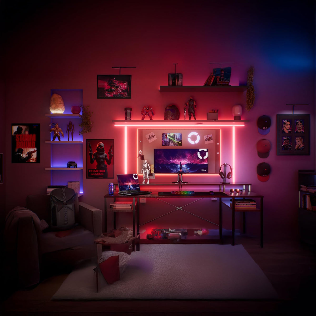 Laptop Lenovo Gamer Legion Pro 5 | 16" OLED WQXGA |AMD Ryzen 7 | 24GB RAM 1TB SSD | GeForce RTX 5060 8 GB | PC con IA + Mouse M300s RGB + Tapete Mouse
