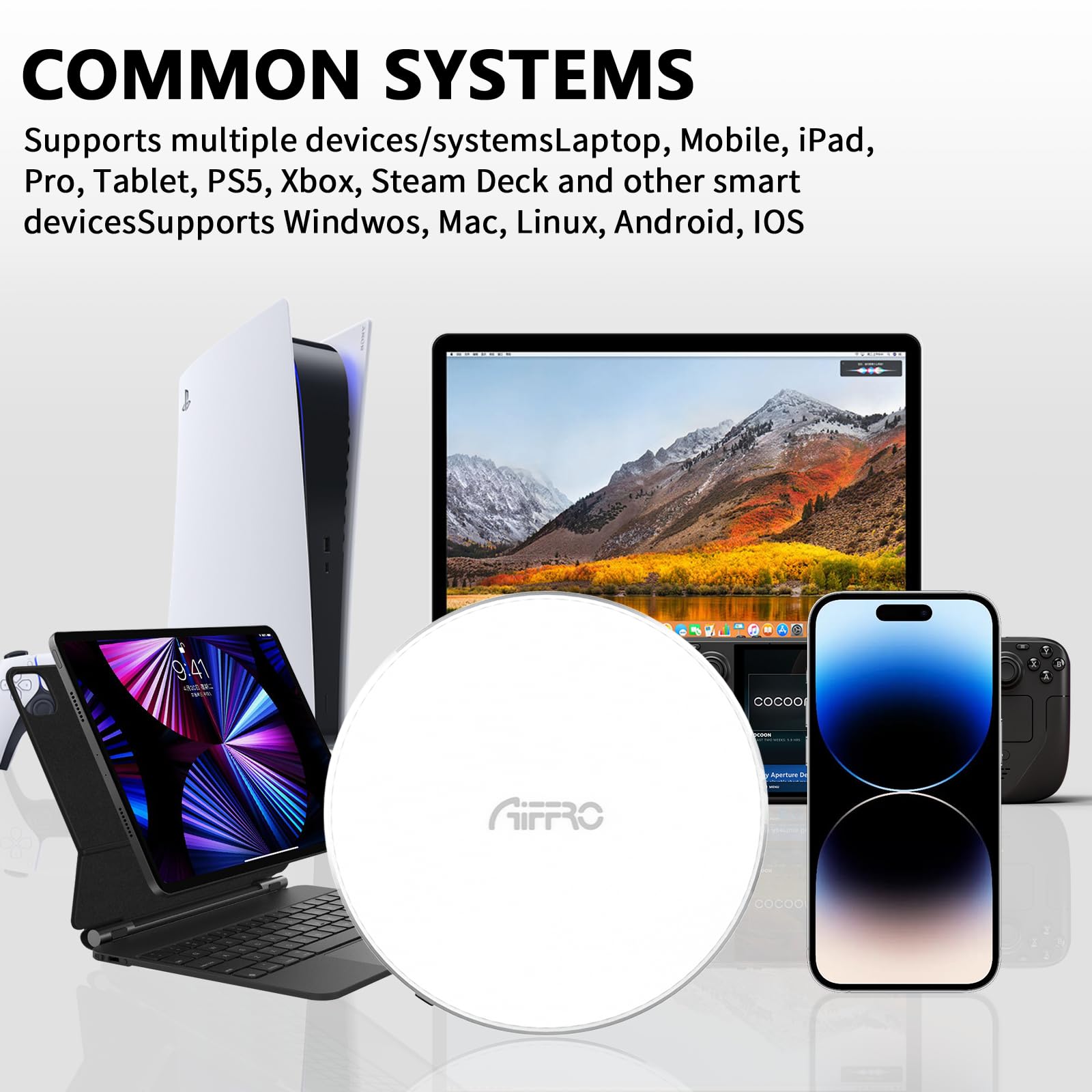 Aiffro P10 SSD Magnético 1TB para iPhone MagSafe, hasta 2000MB/s Type-C, Conectividad SM2320 USB 3.2 Gen 2x2 20Gbps, Firmware Actualizado