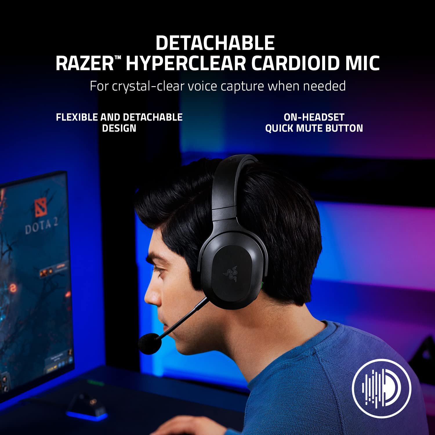 Razer Barracuda X - Auriculares inalámbricos para móvil y juegos multiplataforma - Windows