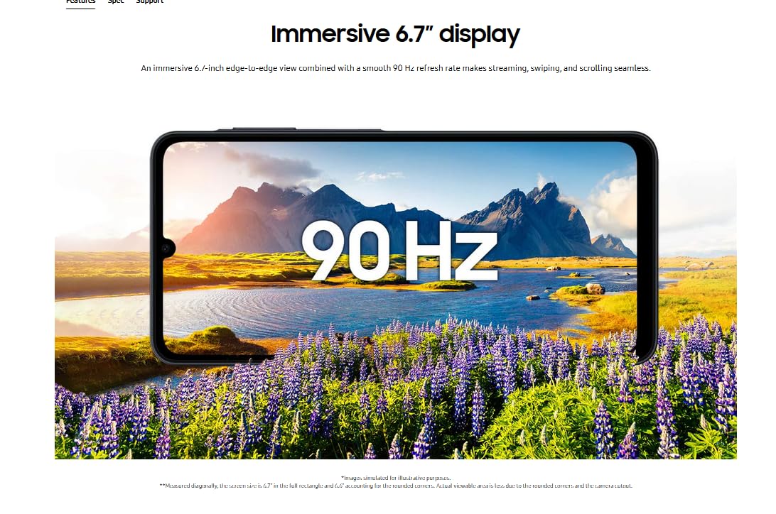 Samsung Galaxy A07 4+128GB Negro