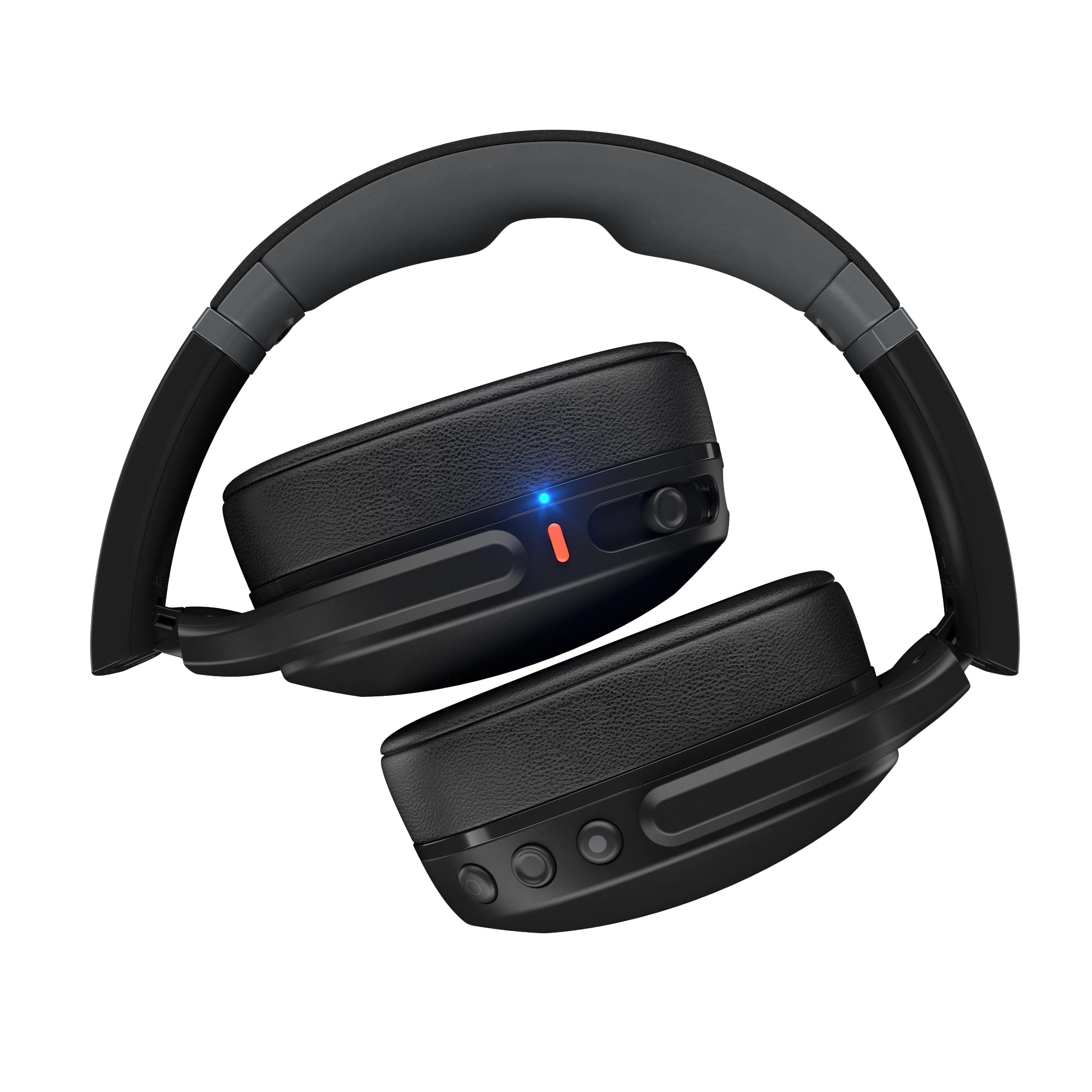Skullcandy Crusher EVO Cascos Over-Ear Inalámbricos con Sensory Bass, 40 h de Autonomía, Micrófono, Compatibles con iPhone Android y Dispositivos Bluetooth, Negro