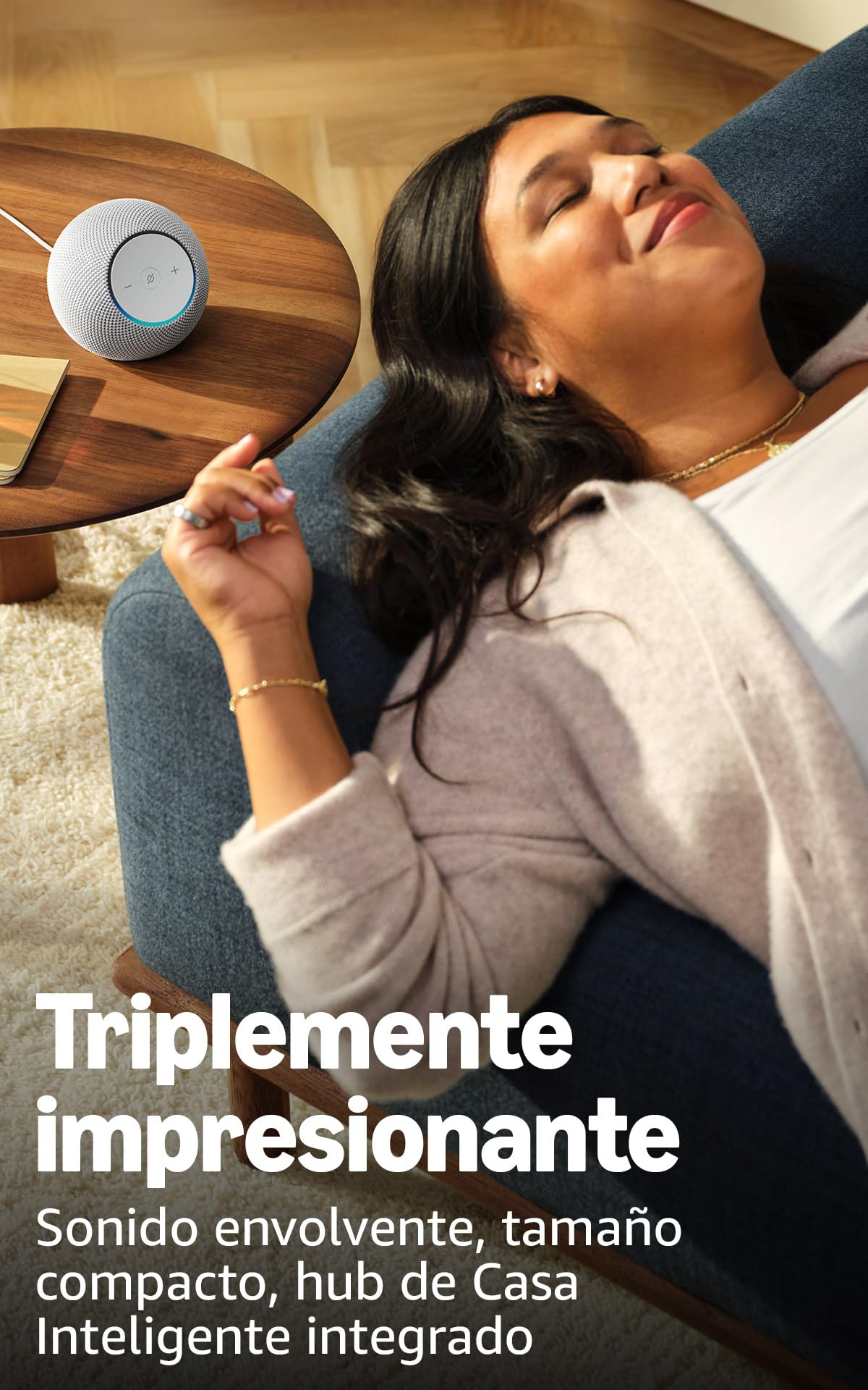 Amazon Echo Dot Max (modelo más reciente): bocina Alexa con sonido expansivo y graves casi 3 veces más potentes, ideal para salas y espacios medianos, amatista, con el Acceso Anticipado de Alexa+