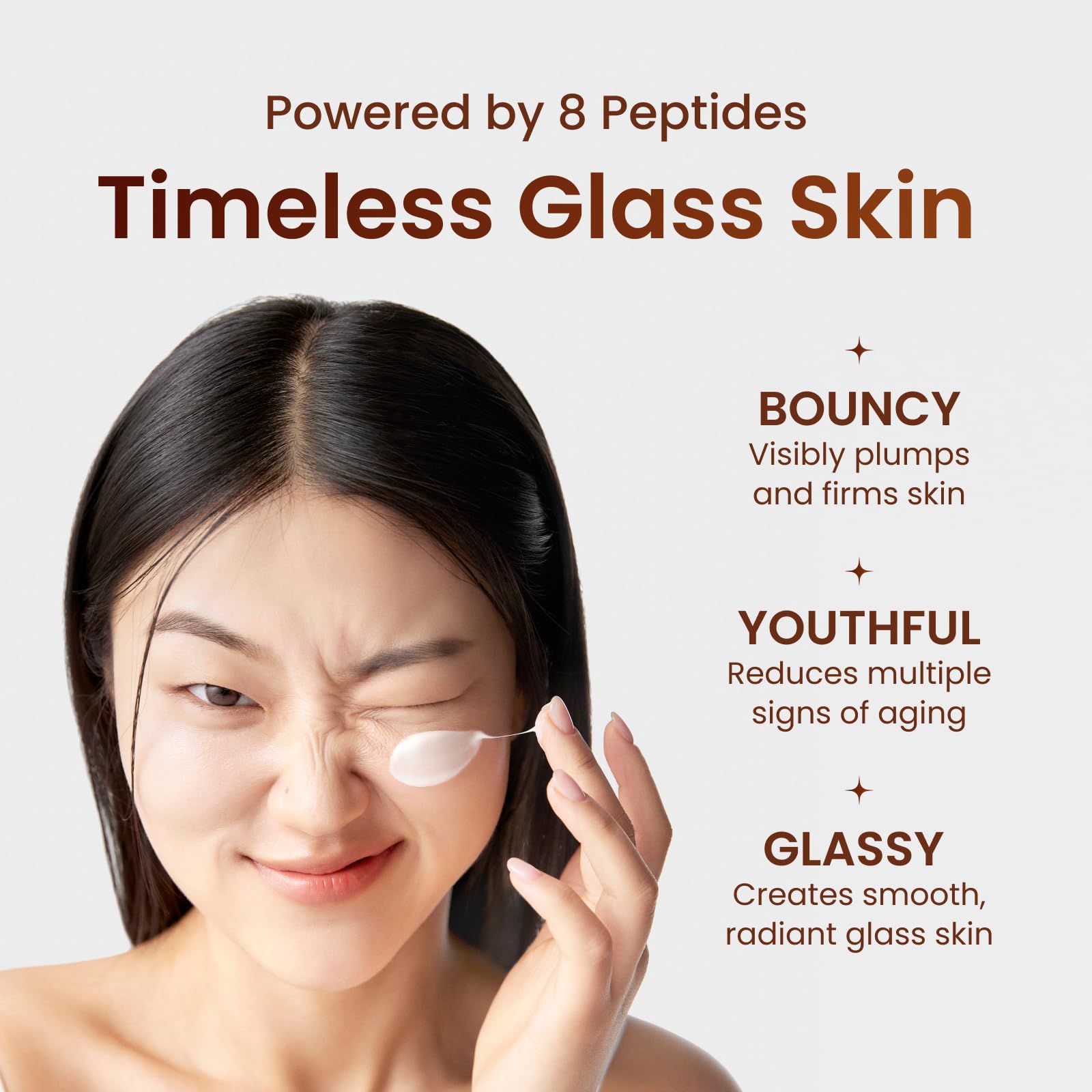 The Face Shop Alltimate - Crema Facial Coreana con Mucina Vegana y 8 Péptidos | Antiedad Reafirmante para Arrugas y Líneas Finas | Hidratante Ligero Apto para Piel Sensible | K-Beauty