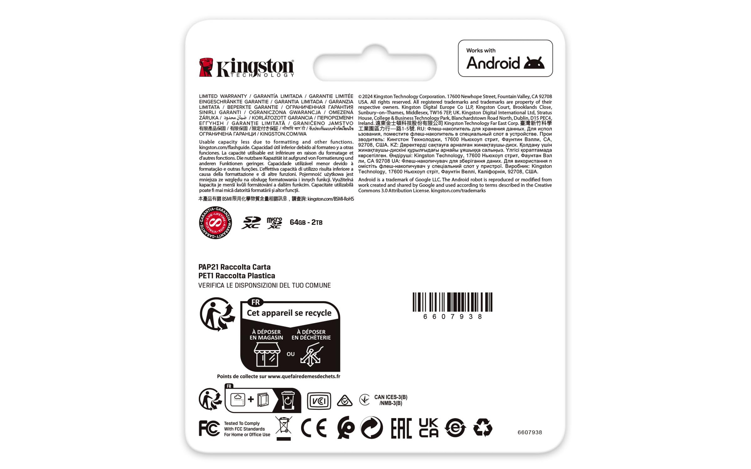 Kingston Tarjeta De Memoria MicroSD, Canvas Go Plus Gen4, Capacidad: 256GB, 4K, Clase 10, UHS-I, U3, V30, A2 Lectura: 200MB/s y Escritura: 160MB/s, sin Adaptador SKU: SDCG4/256GBSP