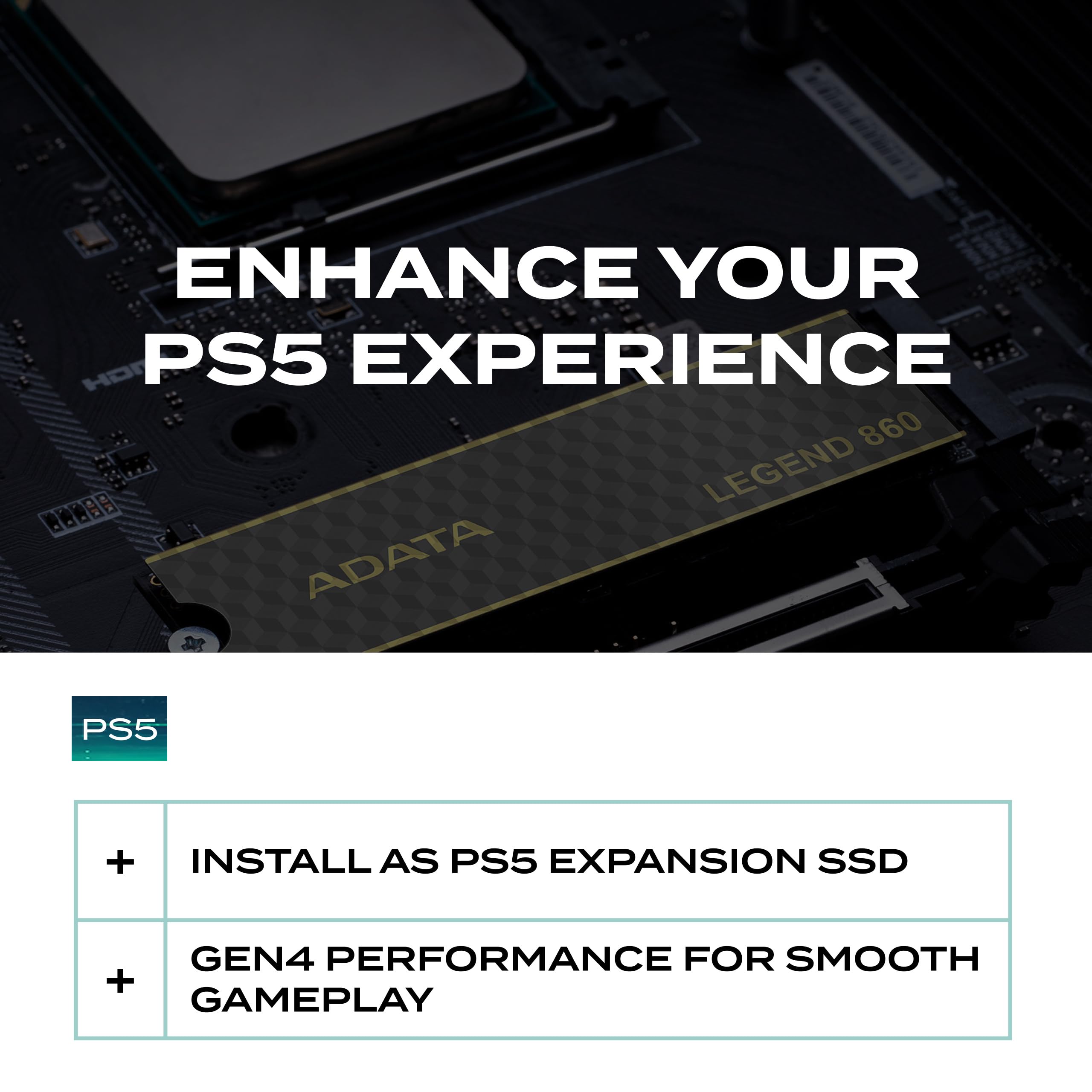 ADATA SSD Legend 860 1000GB (6,000/5,000 MB/s) PCIe Gen 4x4 2280, Soporte SSD Toolbox, NVMe