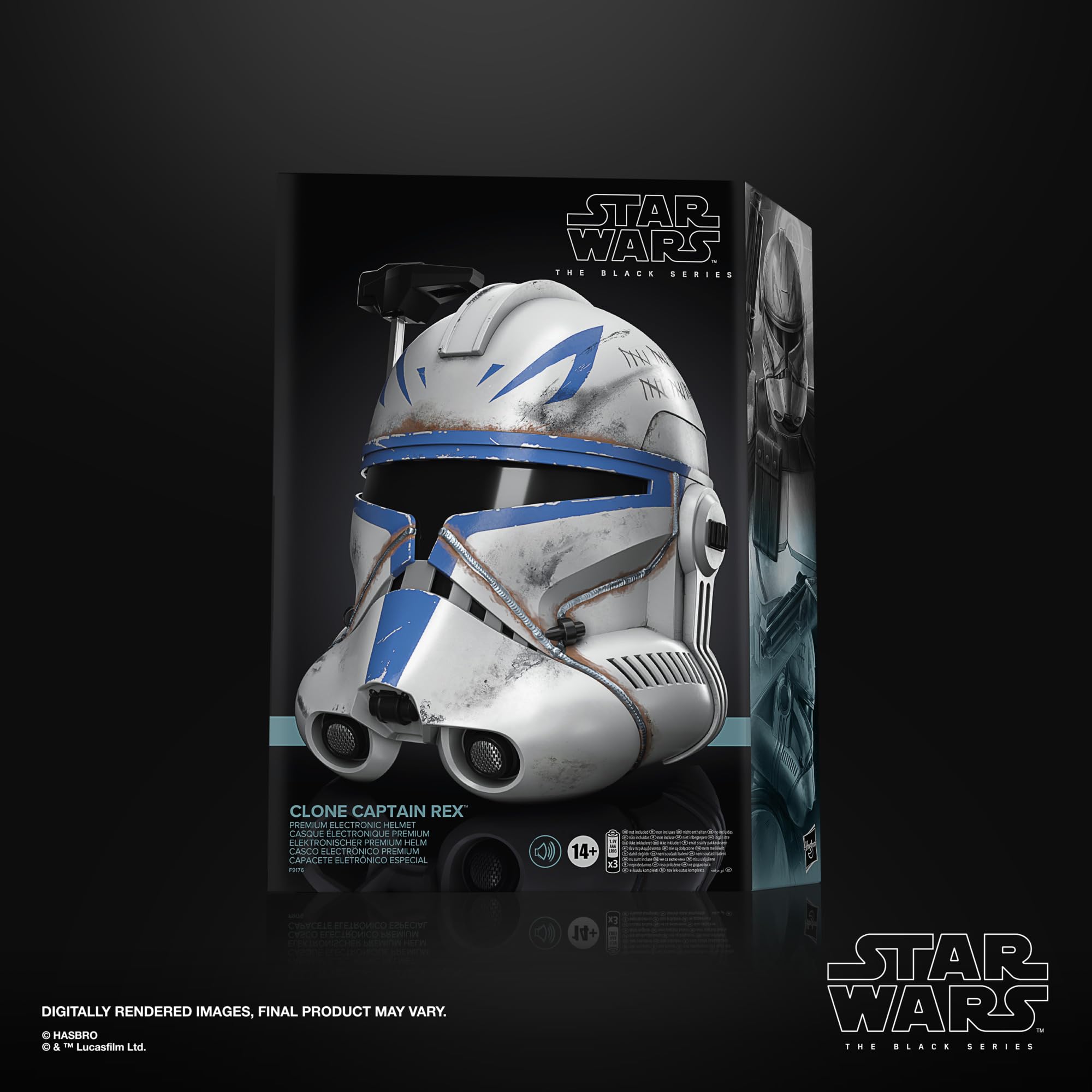 Star Wars Casco Black Series Ahsoka Capitán Clon Rex