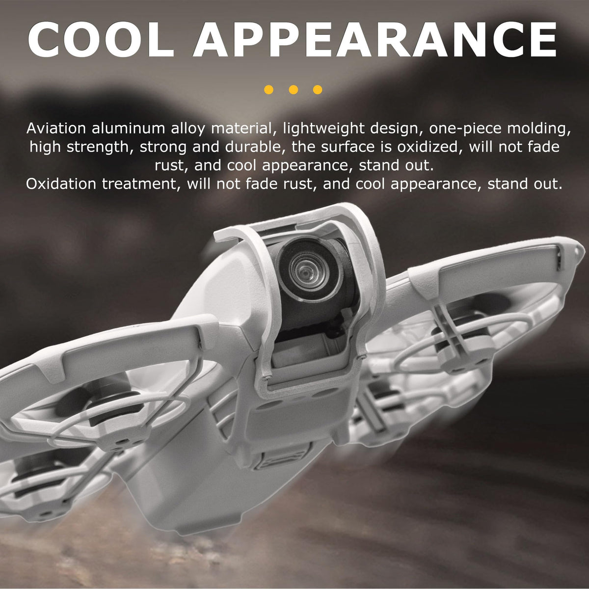 YDW - Protector de parachoques con cardán para DJI Neo Drone, aleación de aluminio, accesorios de protección de lente antichoque para DJI Neo Drone