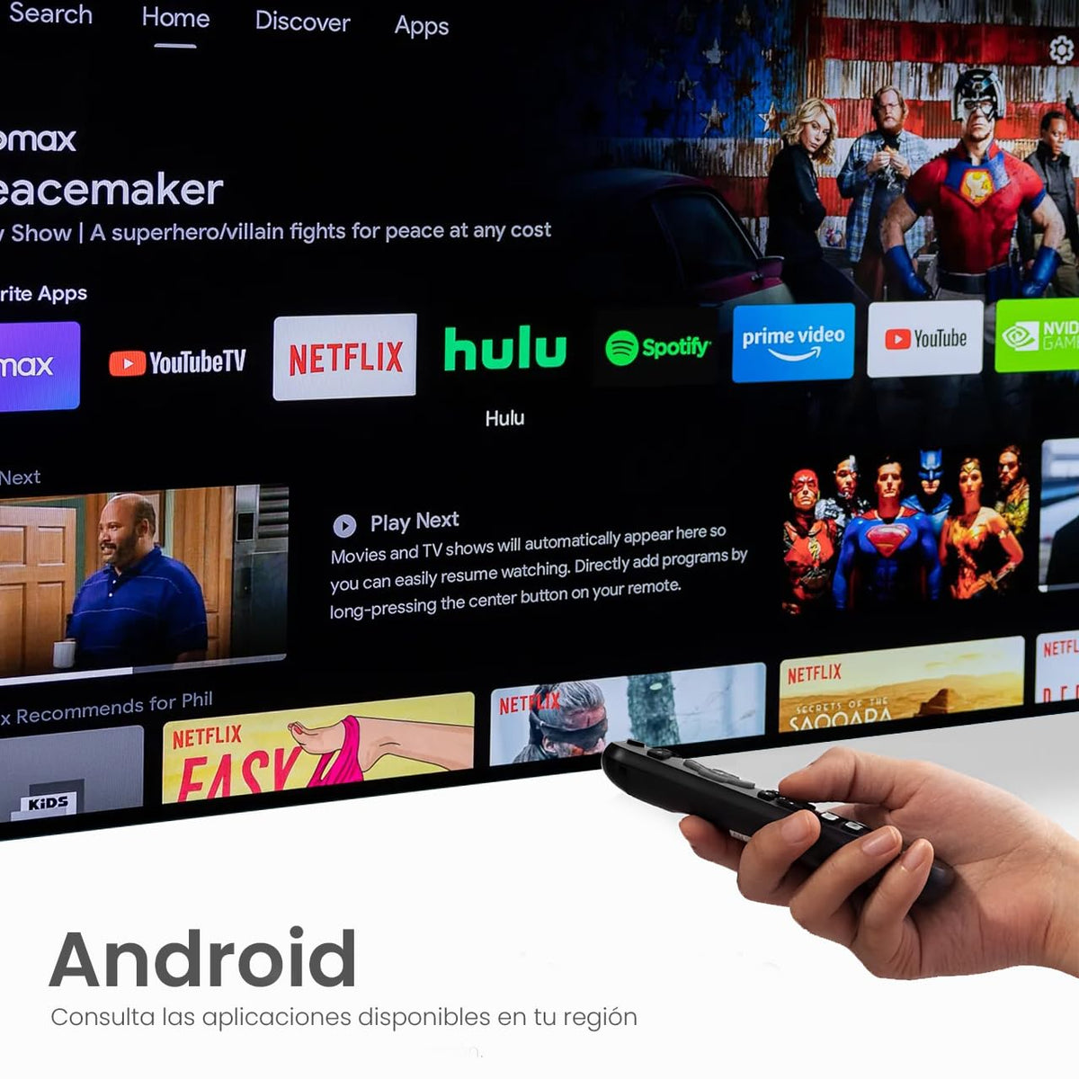 Dahua Smart TV 32” HD Android TV | WiFi | Frameless | Youtube, Netflix y Más | HDMI, USB, Bluetooth | Bajo Consumo Energético | Televisión Inteligente