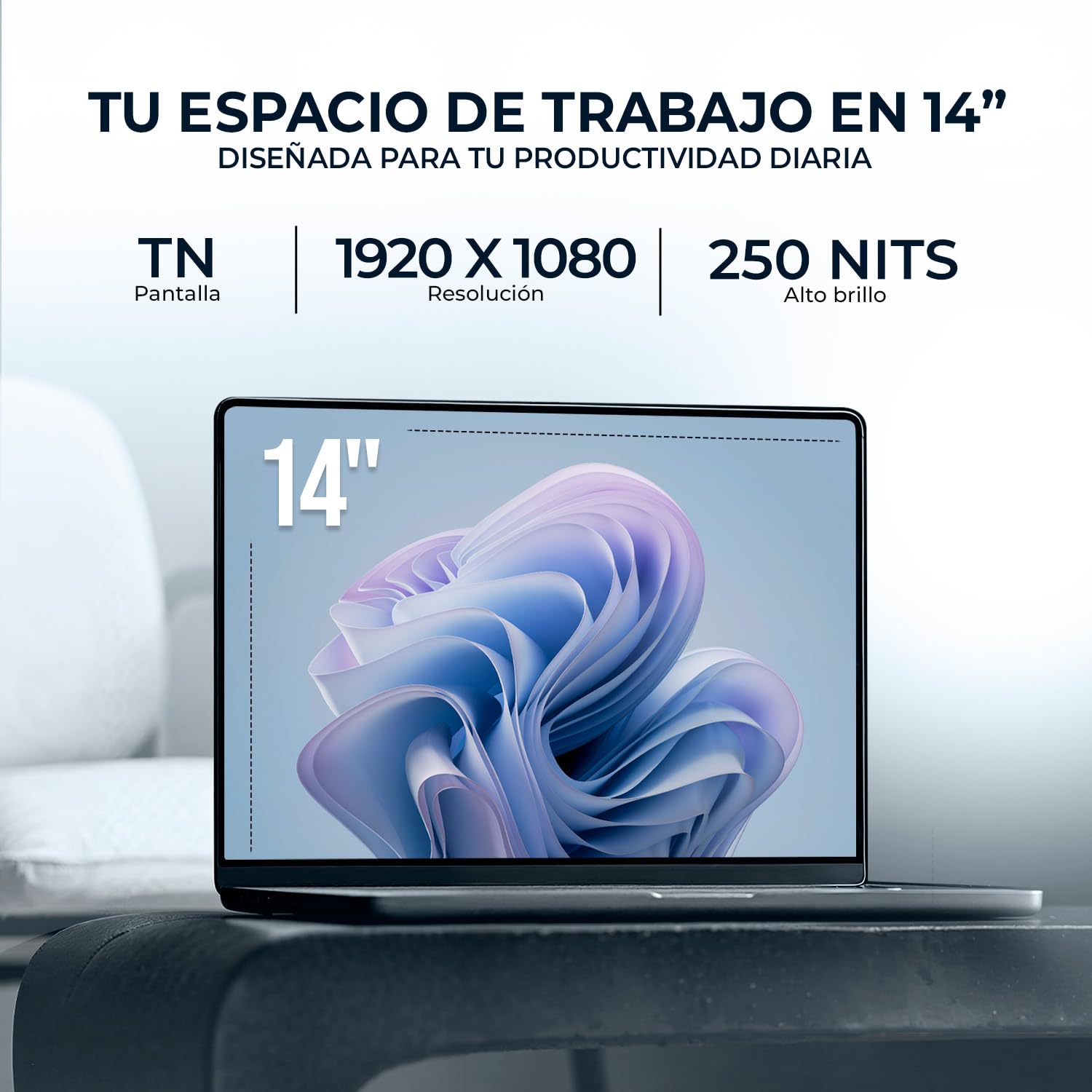 Laptop Lenovo V14 G4 IRU Core i7 13620H 16GB 512GB Pantalla 14" Ingles W11