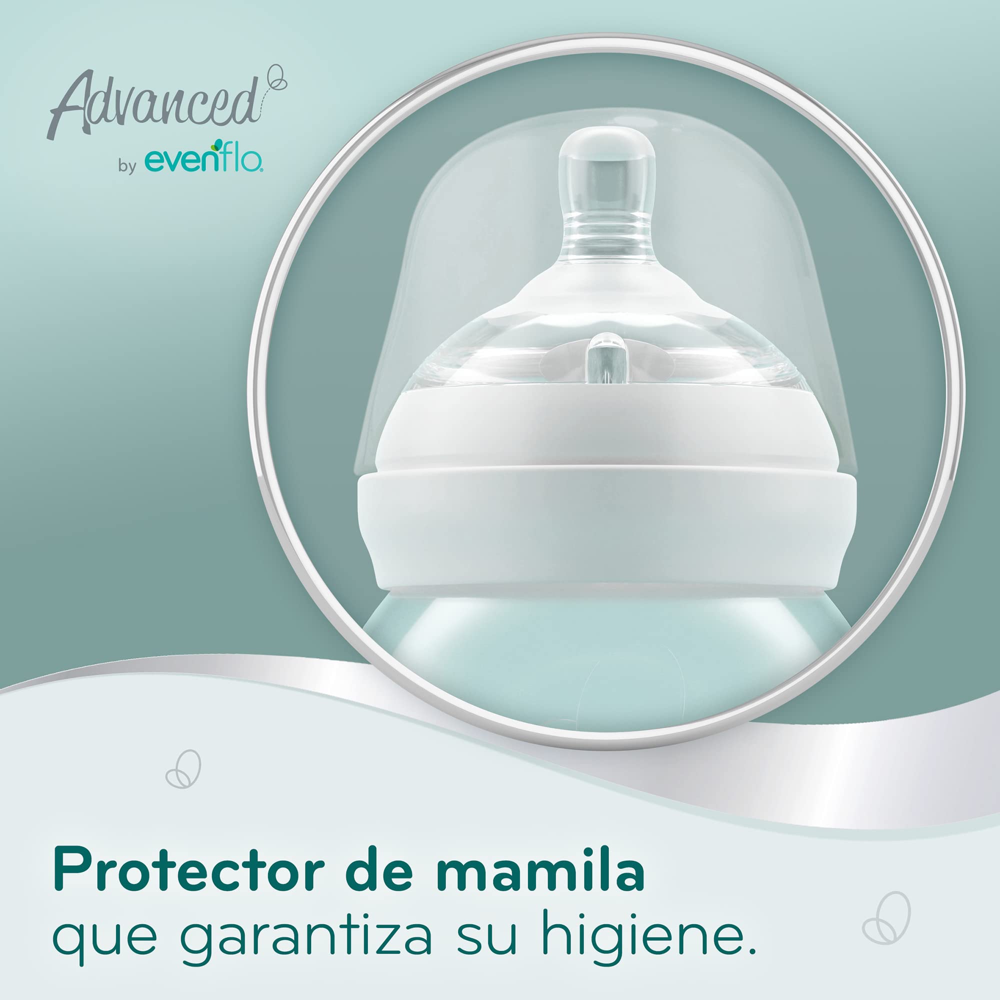 mamilas evenflo anticolicos Advanced by Evenflo, Biberón Anticólicos Cuello Ancho, Transparente, F