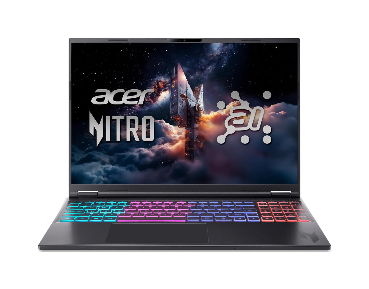 Acer Nitro 16S AI Copilot+ PC Gaming Laptop | Procesador AMD Ryzen AI 9 365 | GPU para portátil NVIDIA GeForce RTX 5070 Ti | Pantalla IPS WQXGA de 16 pulgadas 180Hz | 32GB DDR5 | SSD Gen 4 de 2TB |