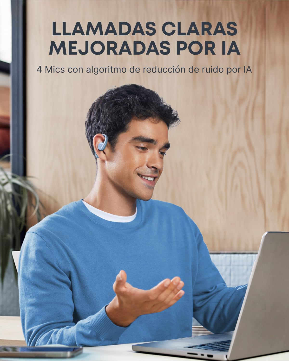 Soundcore by Anker AeroFit Audífonos de Oído Abierto