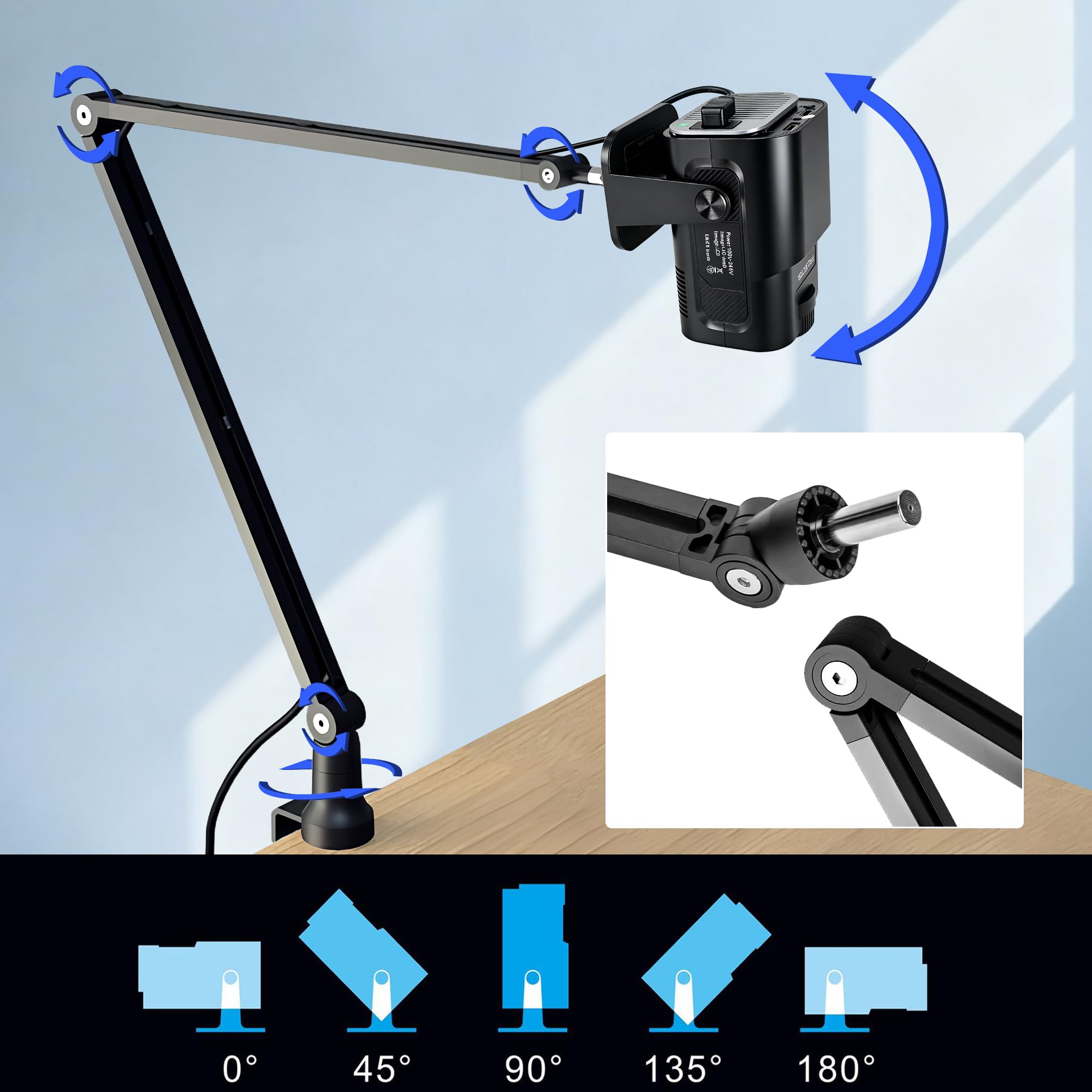 HI-REEKE Proyector de Arte para Trazado, Proyector de Dibujo Inteligente de Bocetos de Arte en Pared y Lienzo para Artistas