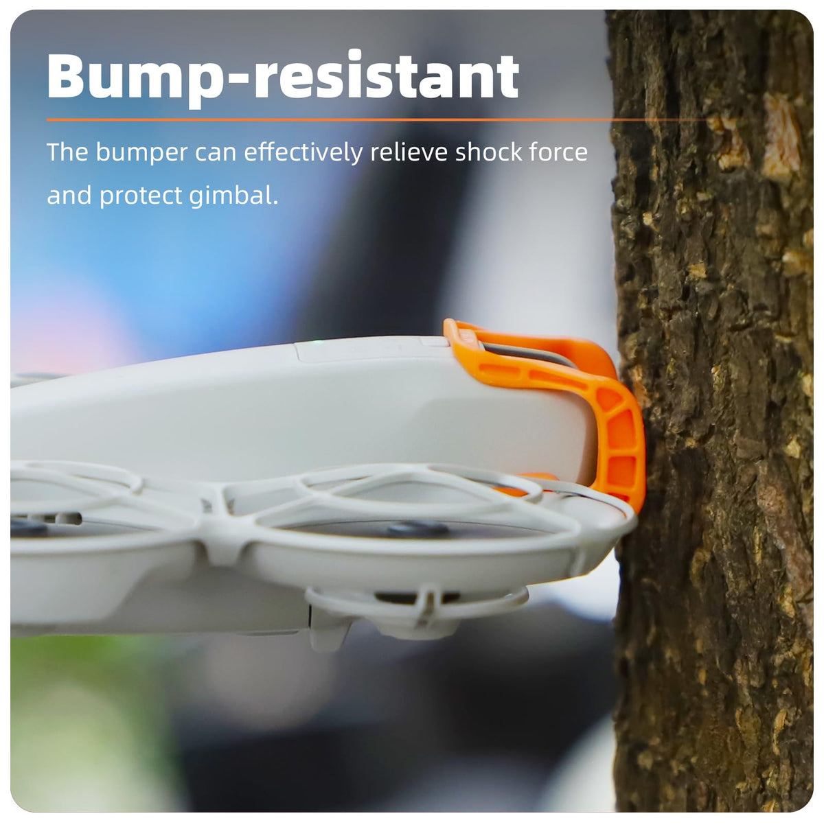 BeisDirect - Protector de cardán para DJI Neo Drone, protector de cardán de barra protectora, protector de lente de cámara, protector de lente de parachoques para DJI Neo Accesorios (naranja)
