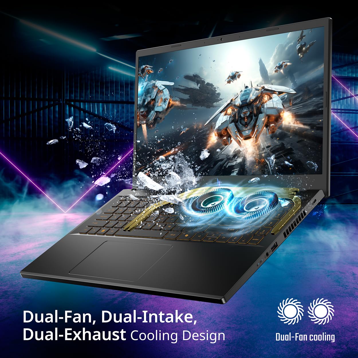 Acer Nitro V Gaming Laptop | Procesador Intel Core i9-13900H | GPU para portátil NVIDIA GeForce RTX 5060 | visualización FHD IPS de 15.6 Pulgadas | 16 GB DDR4 | SSD Gen 4 de 1 TB | Wi-Fi 6 | KB