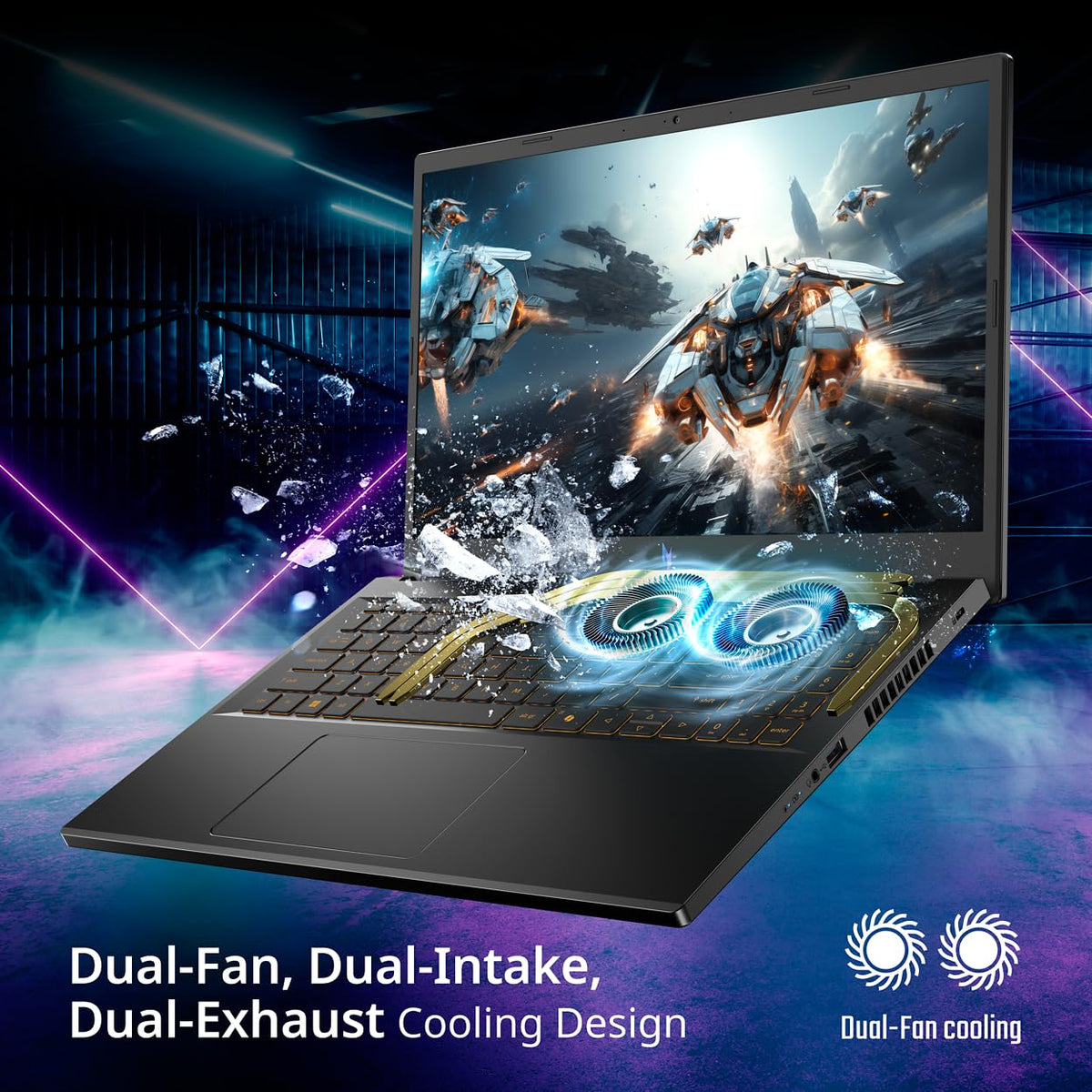 Acer Nitro V Gaming Laptop | Procesador Intel Core i5-13420H | GPU para portátil NVIDIA GeForce RTX 4050 | visualización FHD IPS de 15.6 Pulgadas | 8GB DDR5 | SSD de 512GB Gen 4 | Wi-Fi 6 | KB