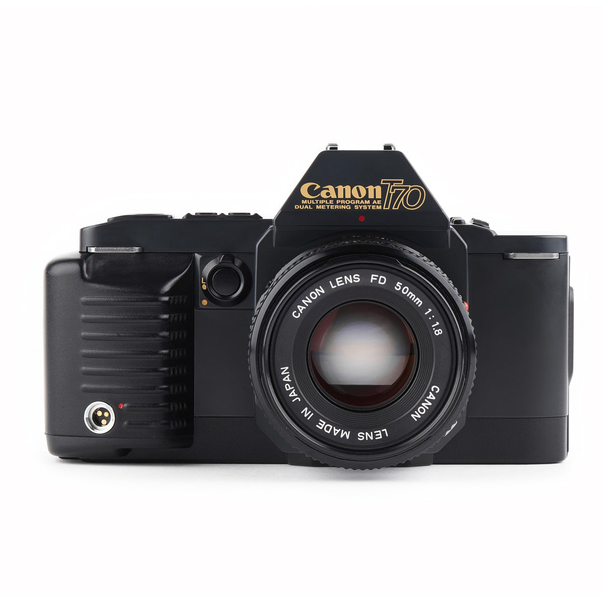 Canon T70 - Kit de cámara SLR de 35 mm con montura FD Zoom Lens Funciona con color y película B&W (reacondicionado)