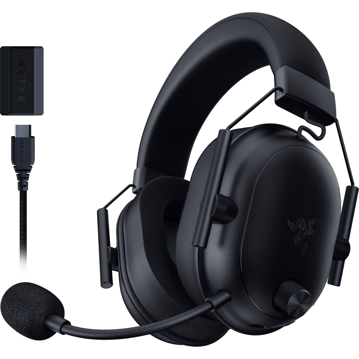 Razer Audifonos Inalambricos BlackShark V2 HyperSpeed Diadema Para Juegos PC, Ligeros 280g, Audio Espacial THX, Bluetooth/USB, Carga Tipo C, Controladores 50mm (Reacondicionado)