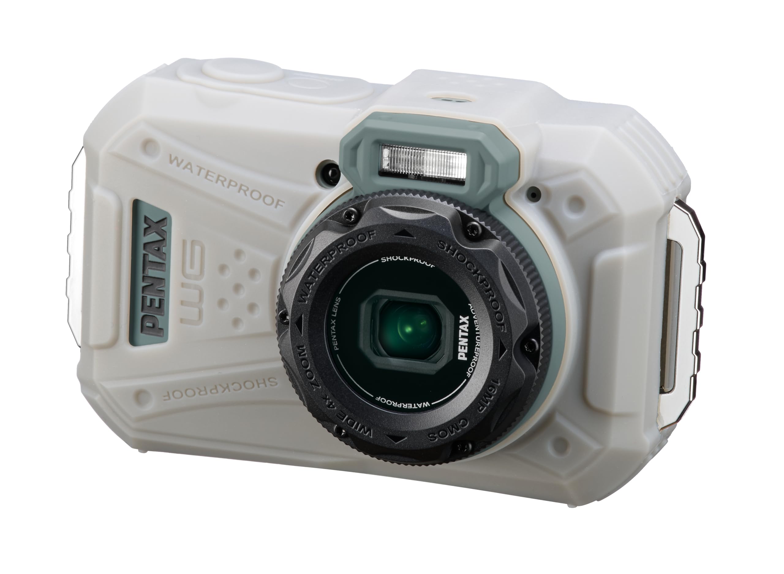 PENTAX WG-1000 - Cámara compacta digital resistente al agua, diseñada para fotografías informales al aire última intervensión y subacuáticas, impermeable hasta una profundidad de 15 metros, para hasta