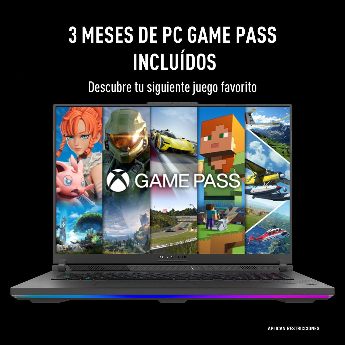 ASUS Laptop ROG Strix G16, Intel Core i7 13va/NVIDIA GeForce RTX4060/16GB RAM Expandible hasta 32GB/1TB SSD/Teclado Retroiluminado RGB 4 Zonas en Español(Garantía y Servicio en México)