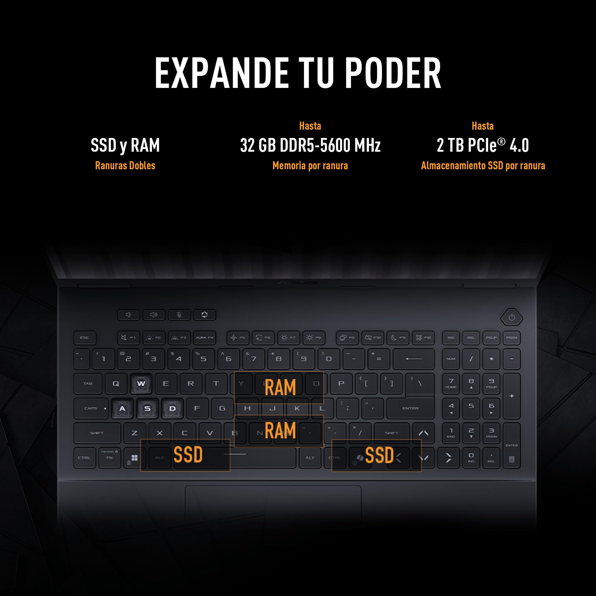 ASUS TUF Gaming A16 NVIDIA GeForce RTX 5060/ AMD Ryzen 7 IA 260/ NPU 16 Tops/ 16GB -1TB SSD/FHD 165Hz, 16:10/ Wi-Fi 6E, Bluetooth 5.3 (Garantía y Servicio con la Marca en México)