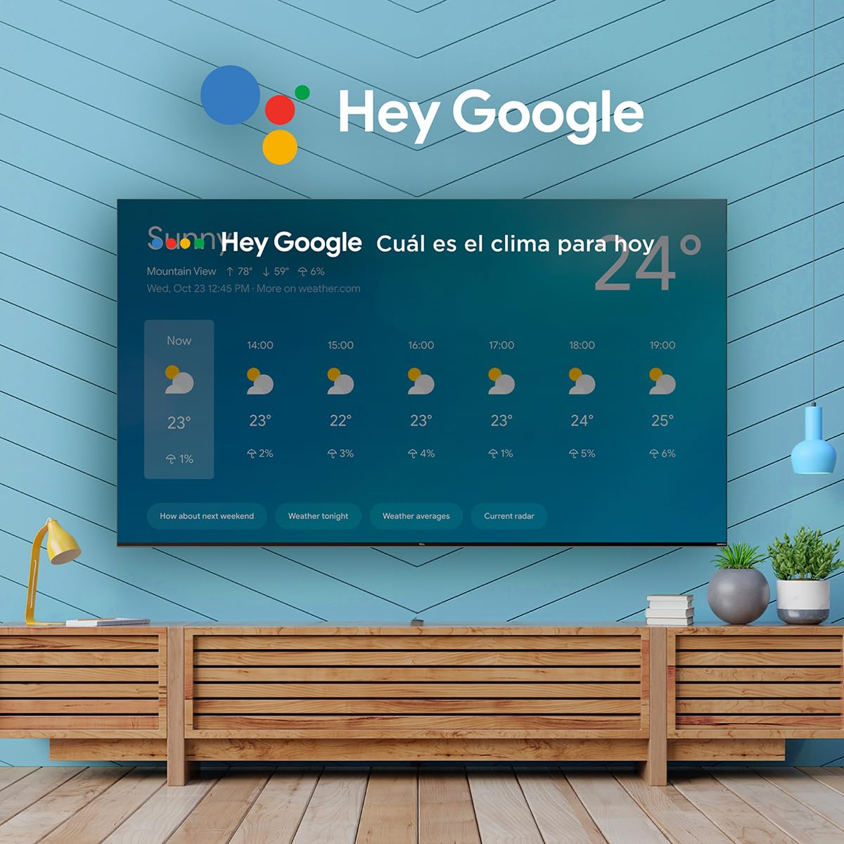 TCL Televisión Pantalla 55 Pulgadas Google TV 4K UHD 55S451G