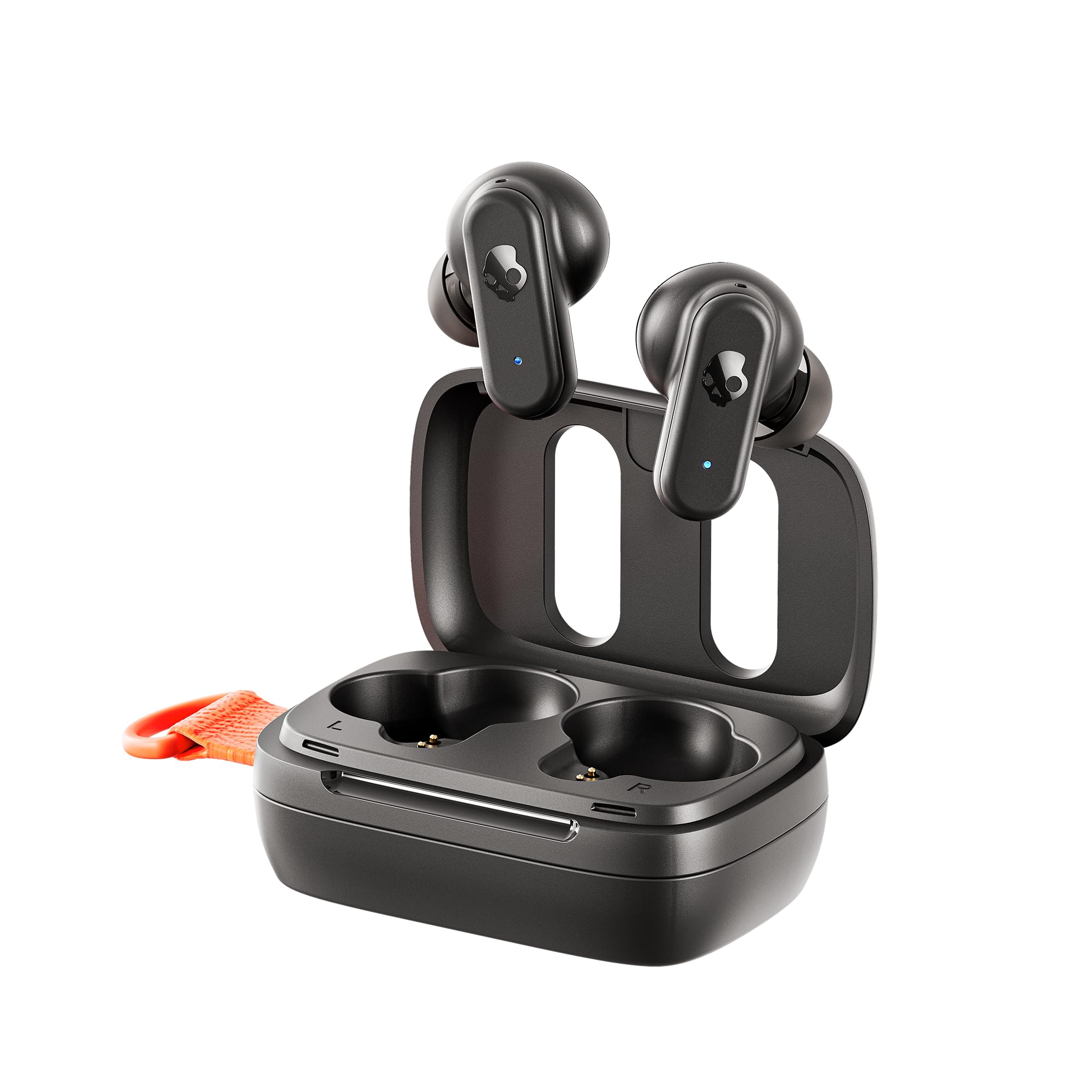 Skullcandy Dime 3 Auriculares In-Ear Inalámbricos, 20 h de Autonomía, Micrófono, Compatibles con iPhone Android y Dispositivos Bluetooth, Negro
