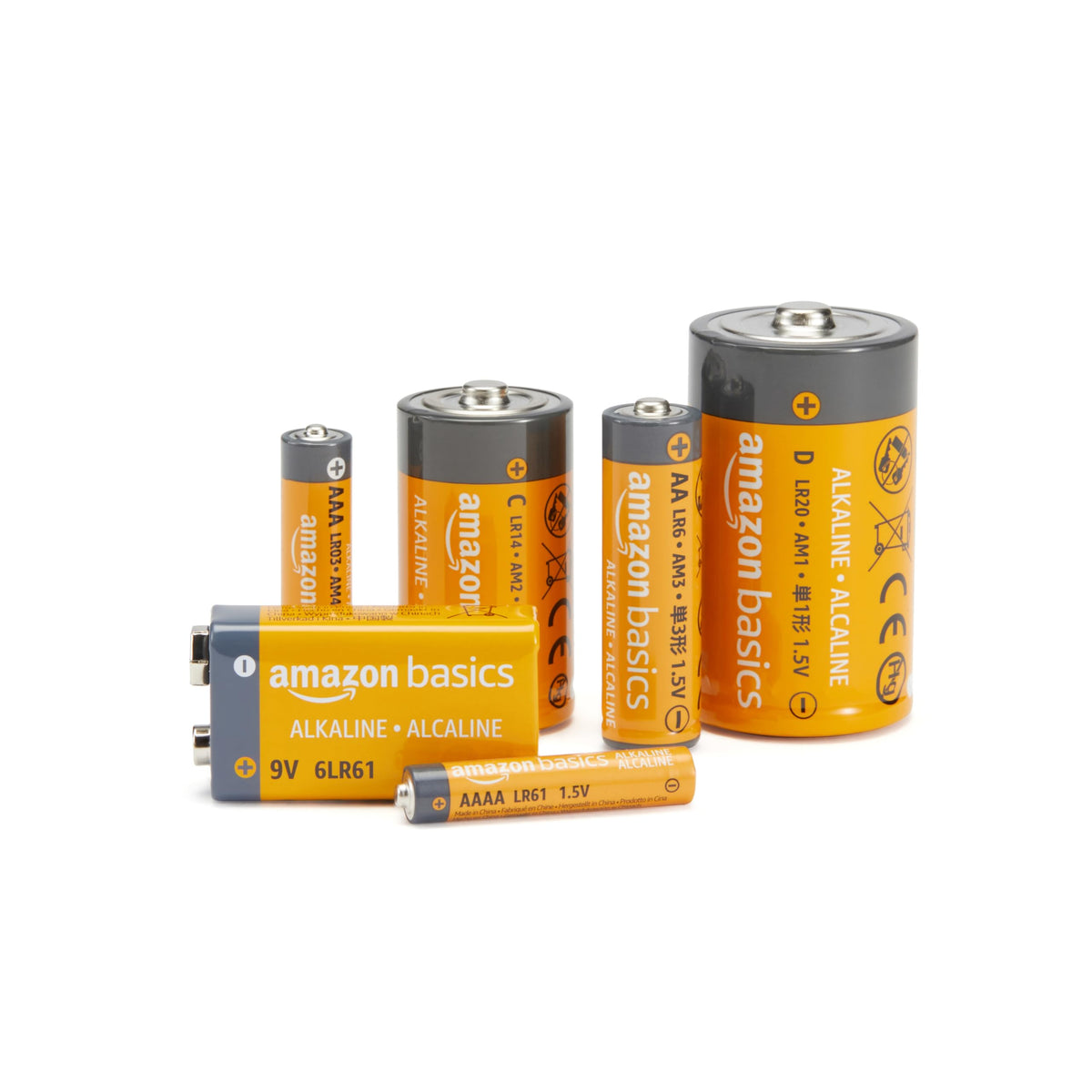 Amazon Basics - Paquete de 100 pilas alcalinas económicas de alto rendimiento AA