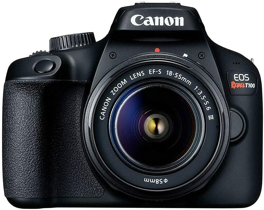 Canon EOS Rebel T100 con Lente EF-S 18-55mm III