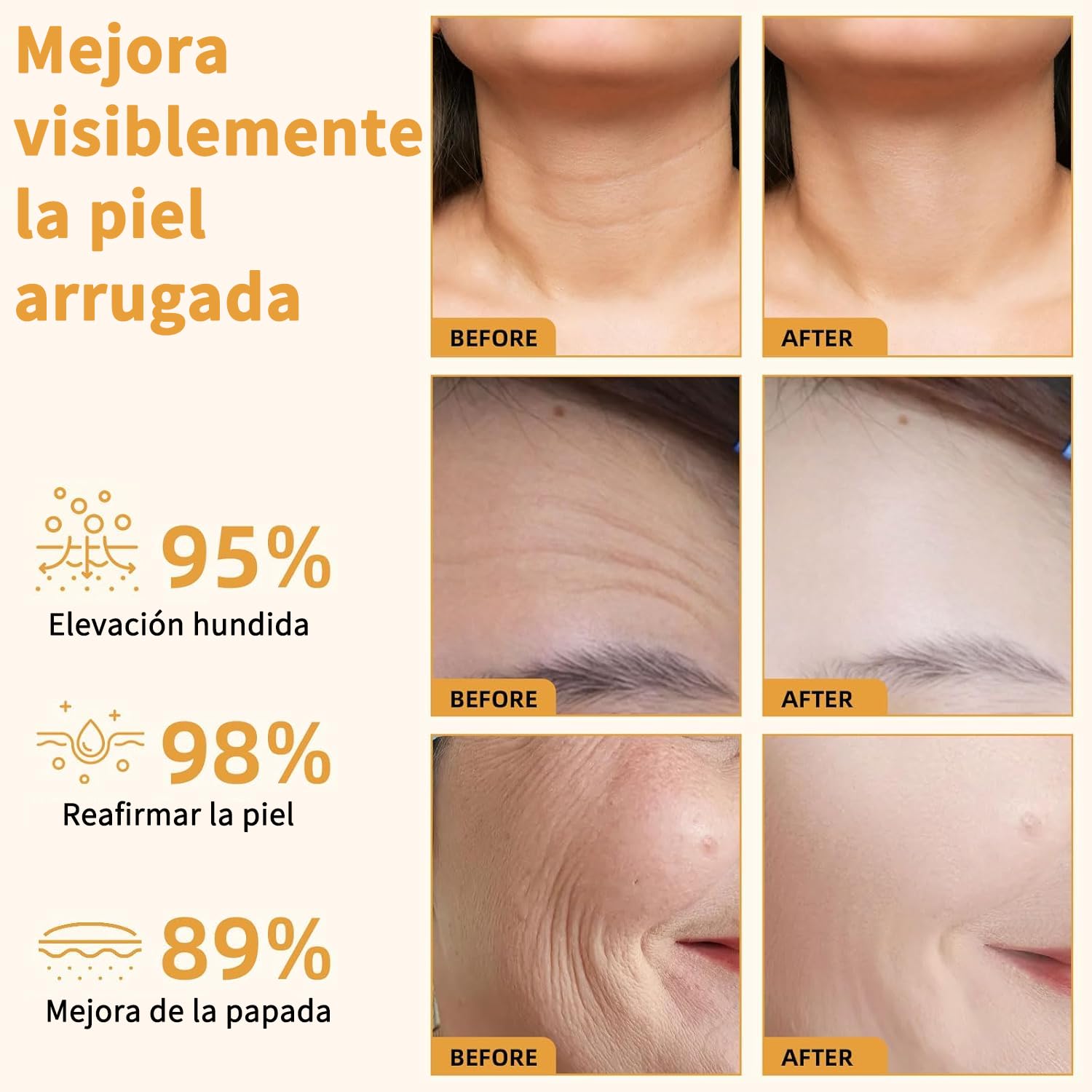 SINYI 2PCS Bee Firming Stick Serum，Suero Reafirmante En Barra, Crema Reafirmante Y Antiarrugas Avanzada, Hidratante , Levanta, Rellena Y Reafirma La Piel, Reduce Las Arrugas Y Las Líneas Finas, Restaura La Elasticidad De La Piel, Suero En Barra, Adecuado