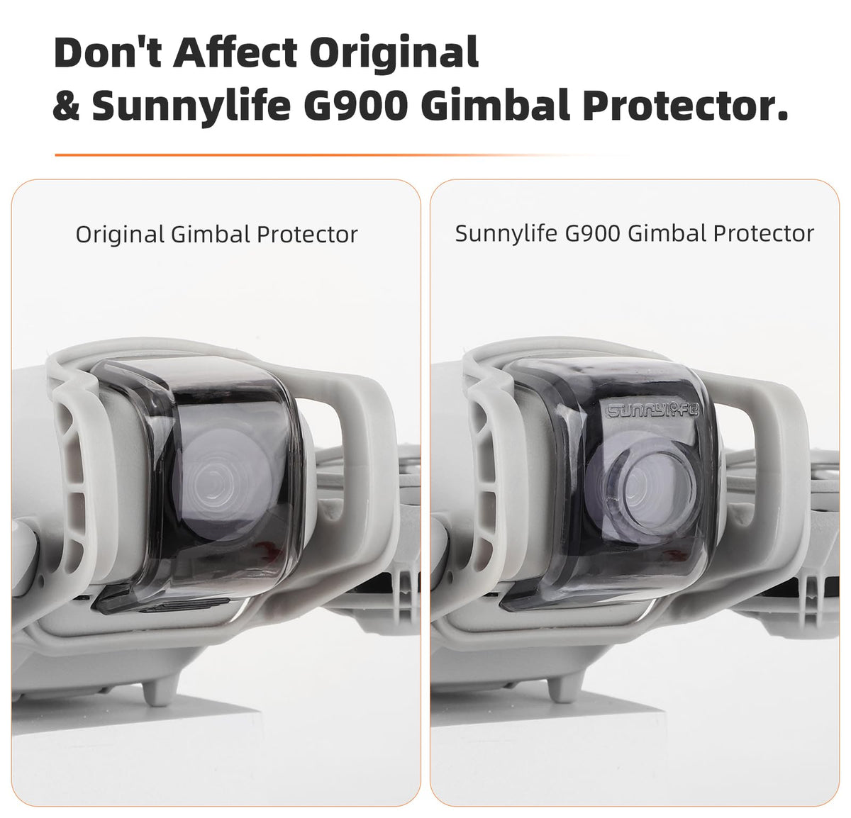 BeisDirect - Protector de cardán para DJI Neo Drone, protector de cardán de barra protectora, protector de lente de cámara, protector de lente de parachoques para DJI Neo Accesorios (naranja)