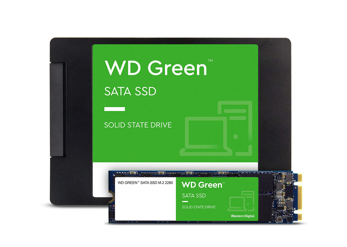 Western Digital WDS100T3G0A - Disco Duro Interno SSD (1 TB, SATA III, 6 GB/s, 2,5/7 mm, hasta 545 MB/s, Color Verde