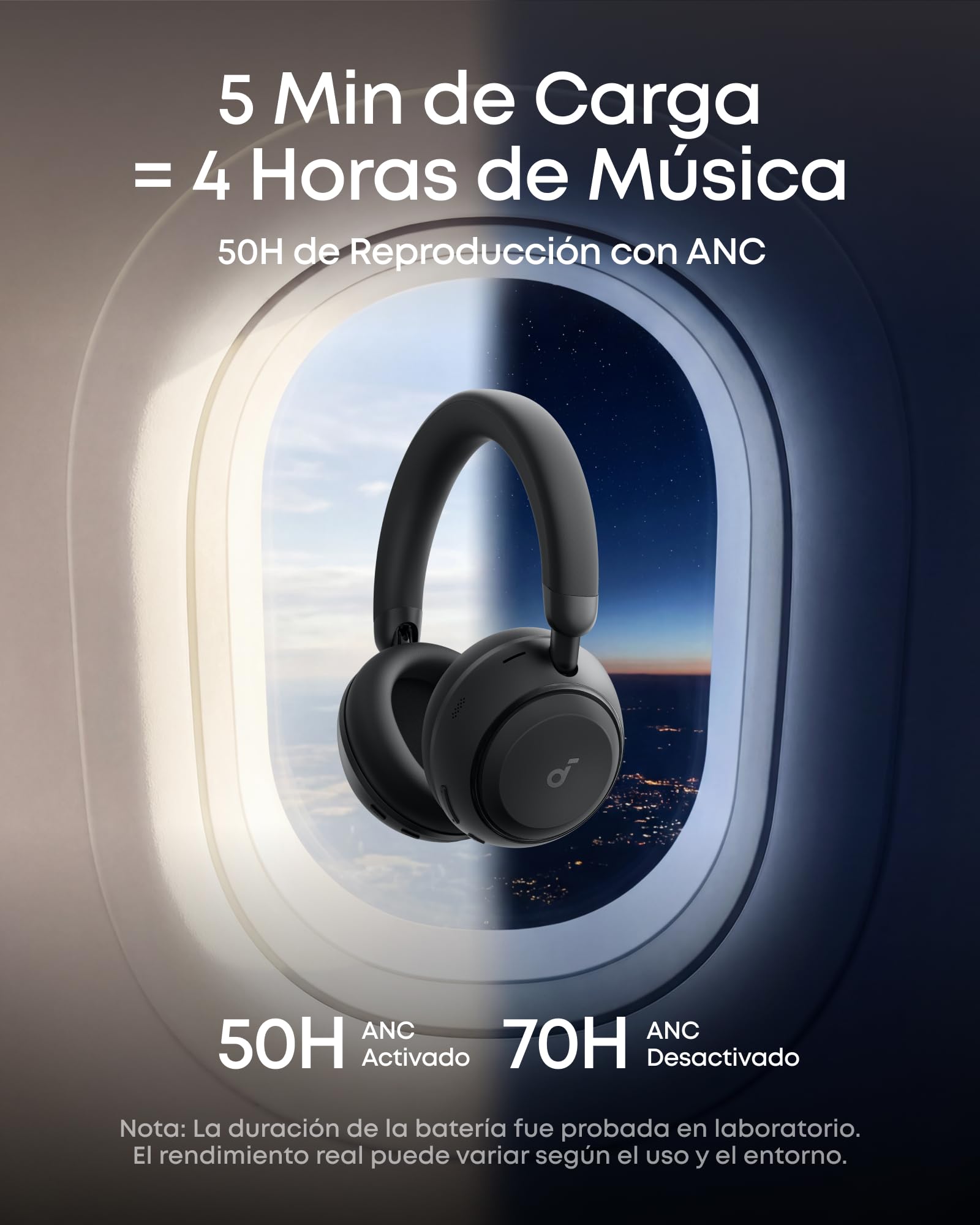Soundcore by Anker Space 2 Audífonos Inalámbricos Diadema