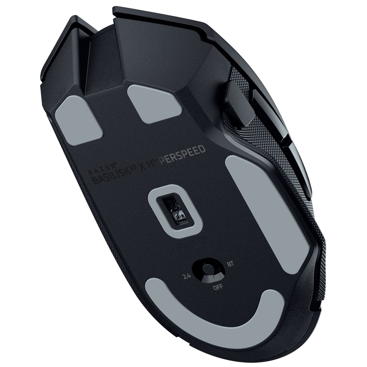 Razer Basilisk V3 X HyperSpeed mouse inalámbrico personalizable para juegos: interruptores mecánicos Gen-2-5G Sensor óptico avanzado de 18 K - Chroma RGB - 9 controles programables - Negro clásico