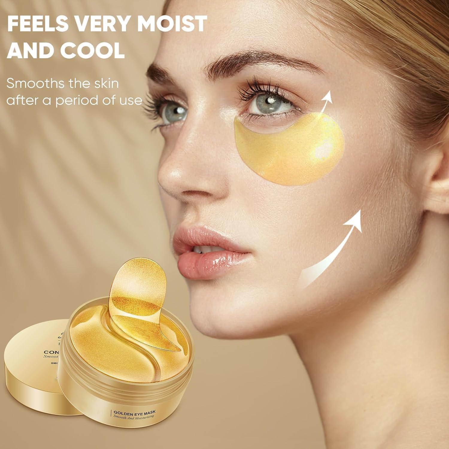 Parches para Ojos Máscaras de Ojos de Oro 24K - 32 Pares