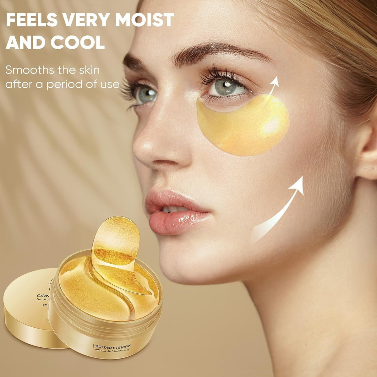 Parches para Ojos Máscaras de Ojos de Oro 24K - 32 Pares