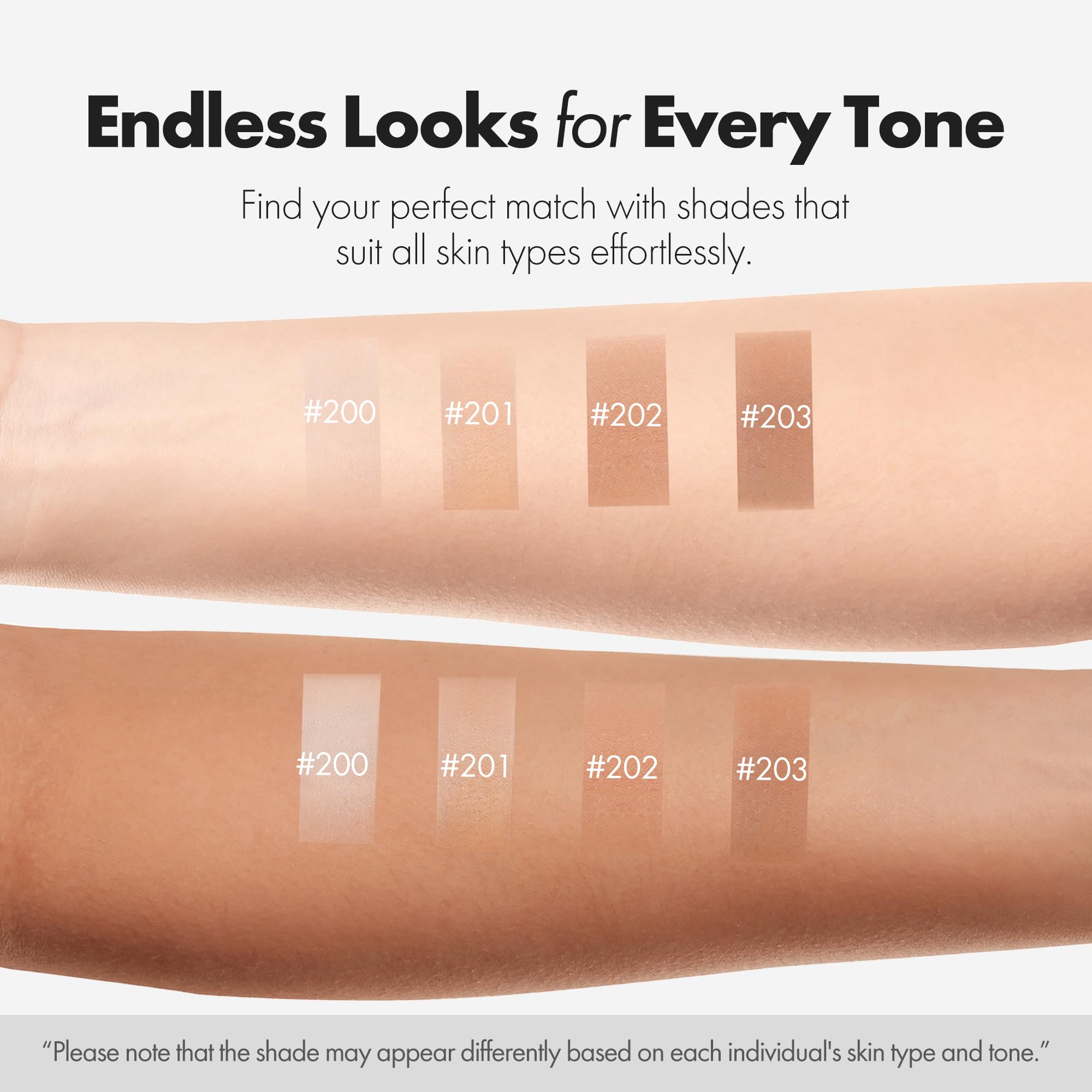 ELROEL BLANC Cover Cream Stick V – Base coreana que cambia de color con cepillo desmontable – Base de maquillaje de cobertura completa a media (203 medianas, 0.45 onzas)