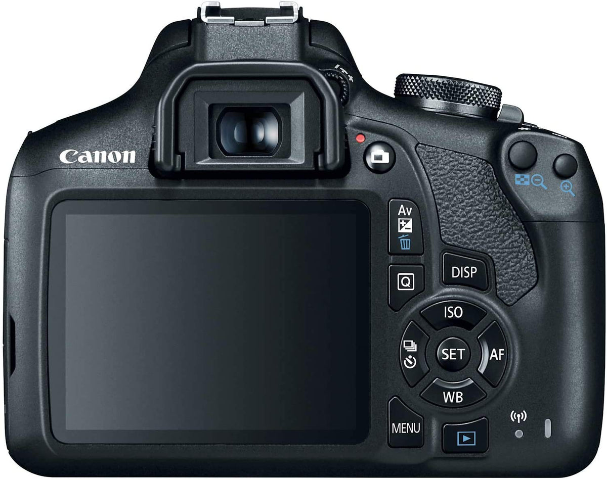 Canon EOS Rebel T7 - Cámara réflex digital con Canon EF-S 18-55 mm f/3.5-5.6 is II Lens + 2 tarjetas de memoria de 32 GB + filtros + kit de accesorios preferidos