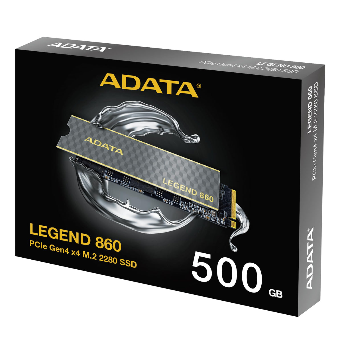 ADATA SSD Legend 860 500GB (6,000/5,000 MB/s) PCIe Gen 4x4 2280, Soporte SSD Toolbox, NVMe