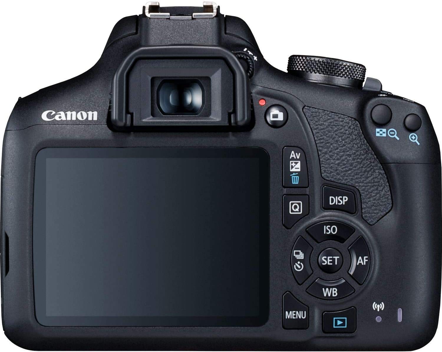 Canon EOS 2000D (Rebel T7) Cámara DSLR con EF-S 18-55 mm f/3.5-5.6 DC III Lente y paquete de accesorios – Incluye: 2 tarjetas de memoria SDHC de 32 GB, batería de larga duración, funda, filtros, lentes auxiliares y más