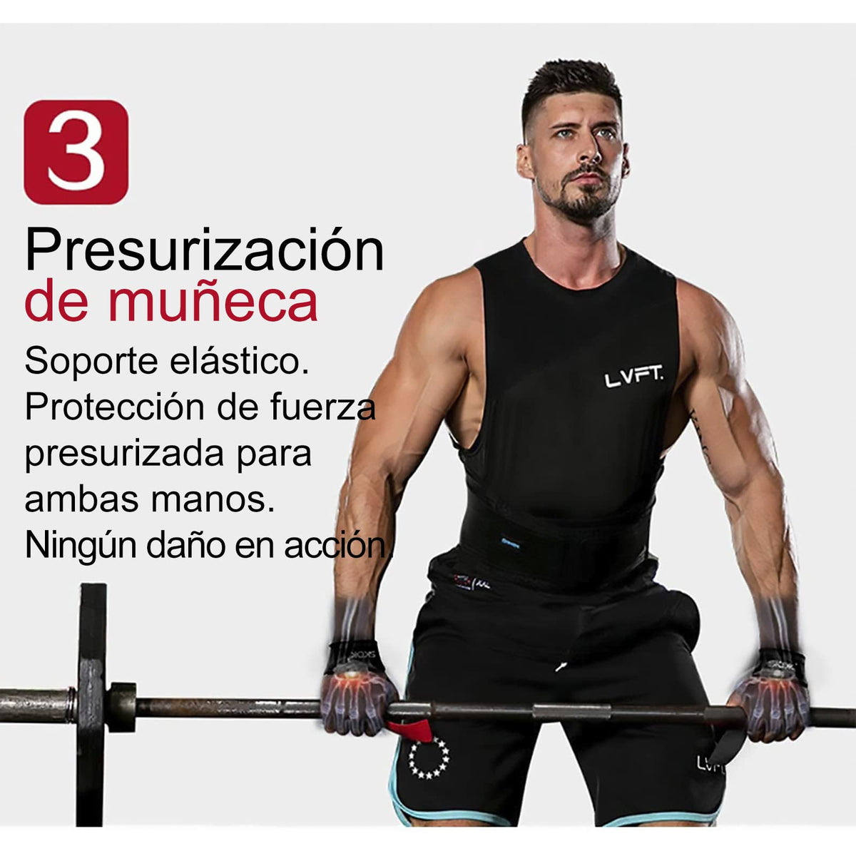 SKDK Correas de levantamiento de silicona antideslizante,Straps Para Gym, Levantamiento de Pesas,muñequeras gym straps para gym mujer, hombres, levantamiento de pesas, culturismo