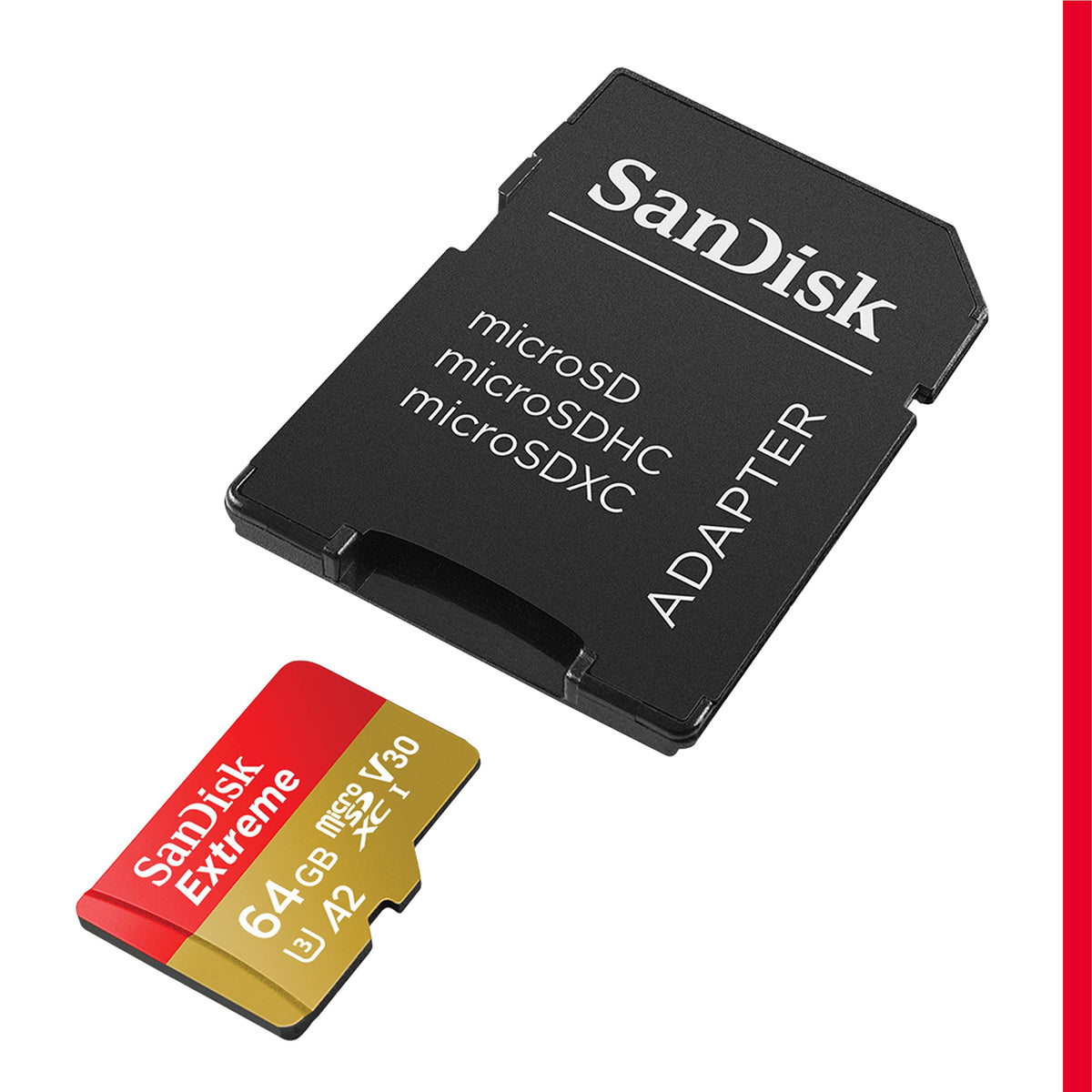 SanDisk Extreme 64 GB MicroSDXC UHS-I Class 10