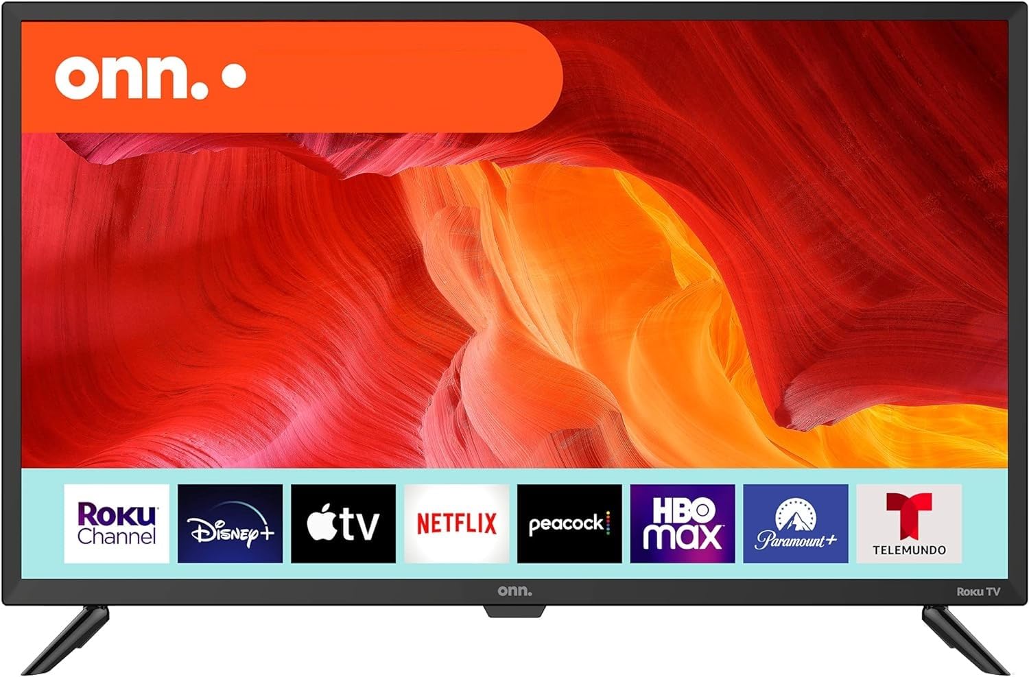 LUBL ONN Smart TV de 32" Pulgadas, LED 720p HD, 60 Hz Frecuencia Actualizacion, Audio Dolby Digital Plus | 100012589