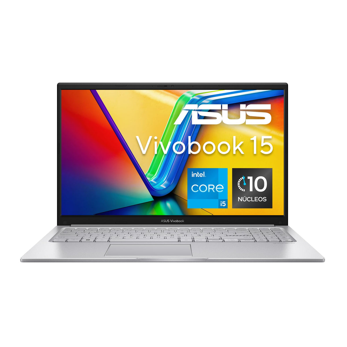 ASUS Laptop Vivobook 15 / X1504VA-NJ446W / Intel Core i5-13th Gen / 16GB RAM / 512GB SSD/Plata/Teclado en Español (Garantía en México)