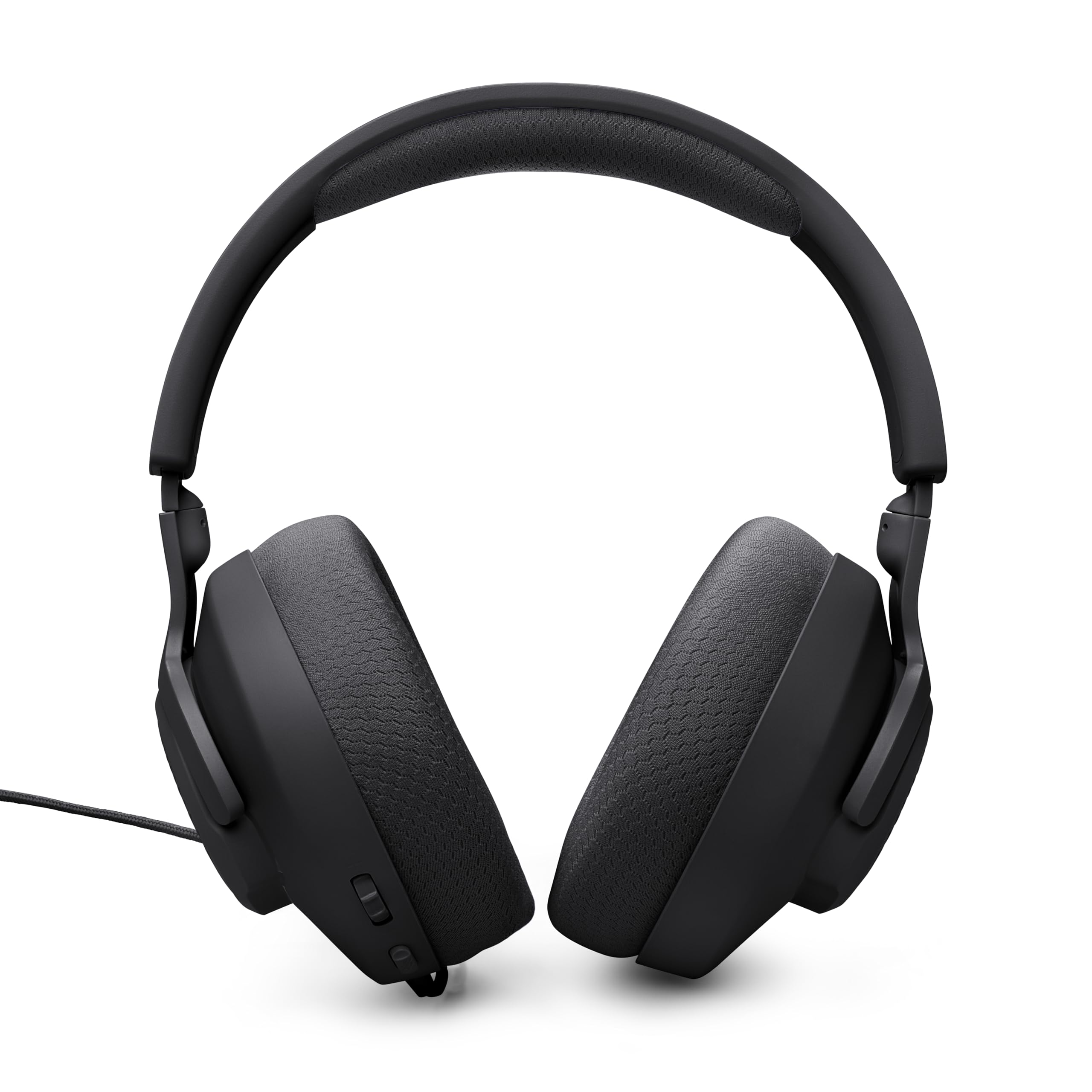 JBL Quantum 100M2 - Audífonos alambricos integrales para Gaming con Cable y micrófono Extraible con opción de silenciar - Negro